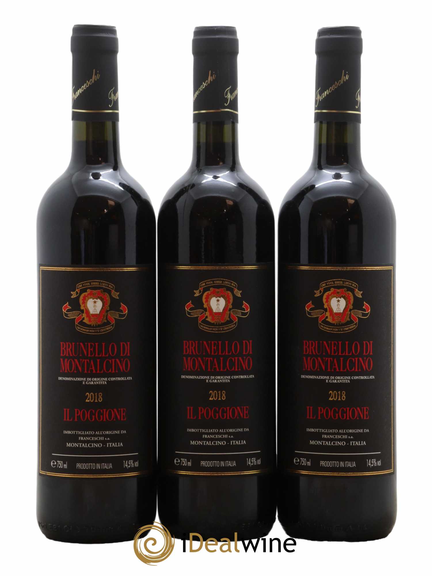 Brunello di Montalcino DOCG Il Poggione Lavinio Franceschi 2018 - Lot de 6 bouteilles - 2