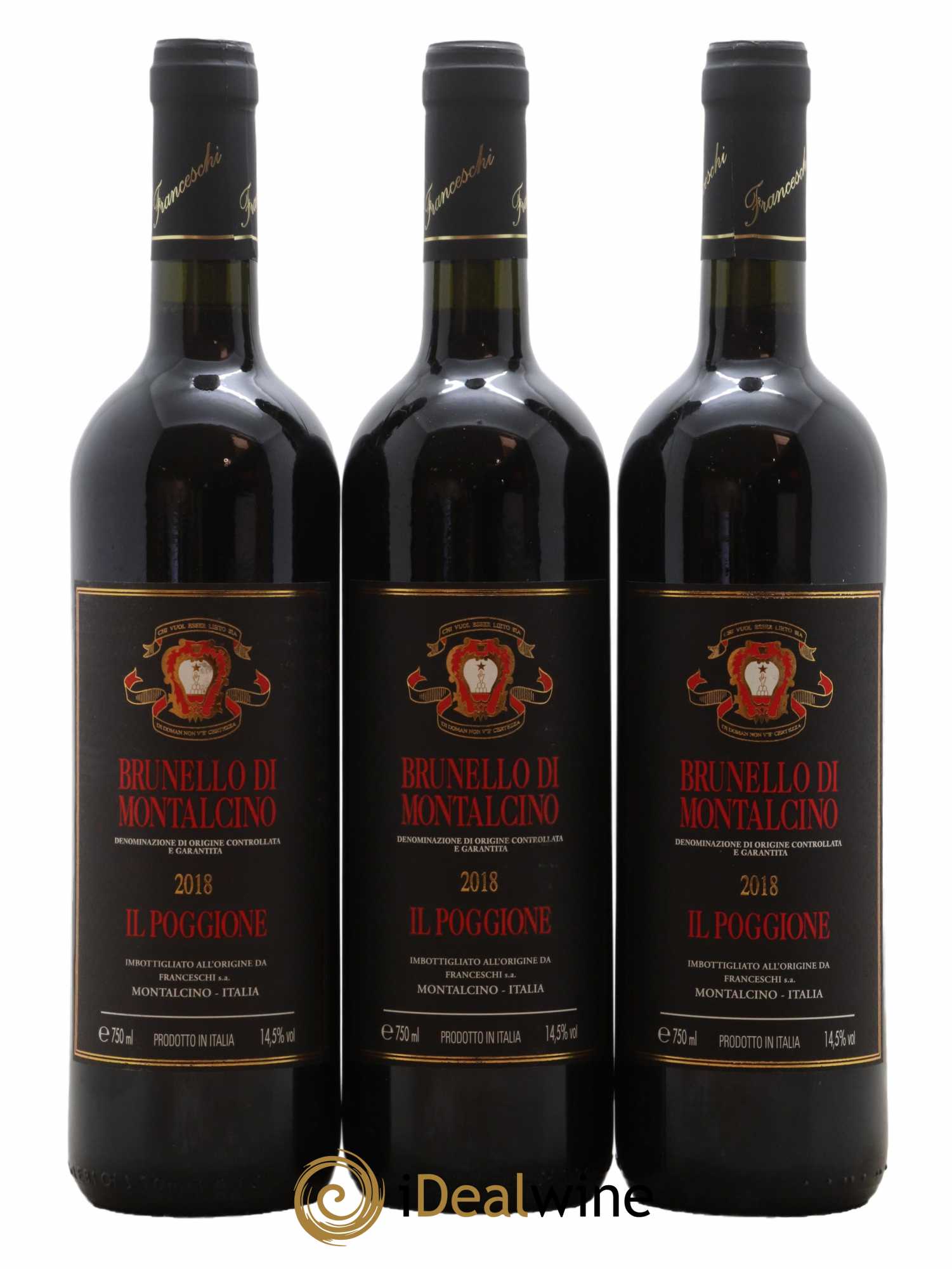 Brunello di Montalcino DOCG Il Poggione Lavinio Franceschi 2018 - Lot de 6 bouteilles - 2