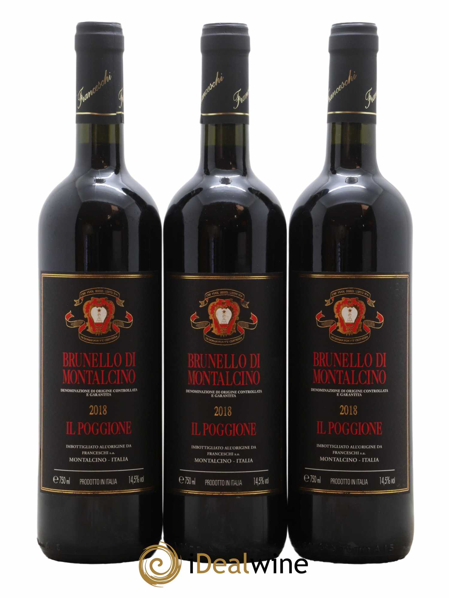 Brunello di Montalcino DOCG Il Poggione Lavinio Franceschi 2018 - Lotto di 6 bottiglie - 1