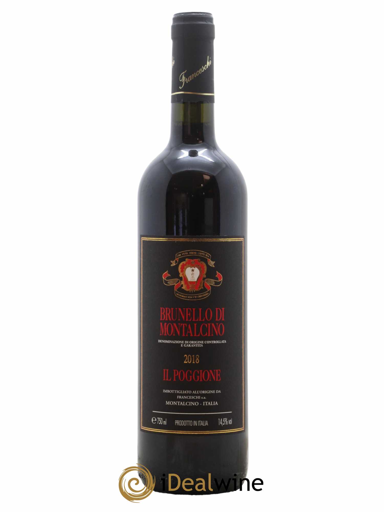 Brunello di Montalcino DOCG Il Poggione Lavinio Franceschi 2018 - Lot de 1 bouteille - 0