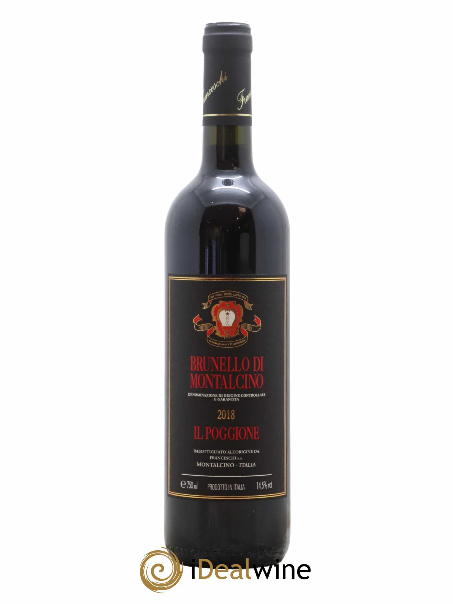 Brunello di Montalcino DOCG Il Poggione Lavinio Franceschi 2018 - Lot de 1 bouteille - 0