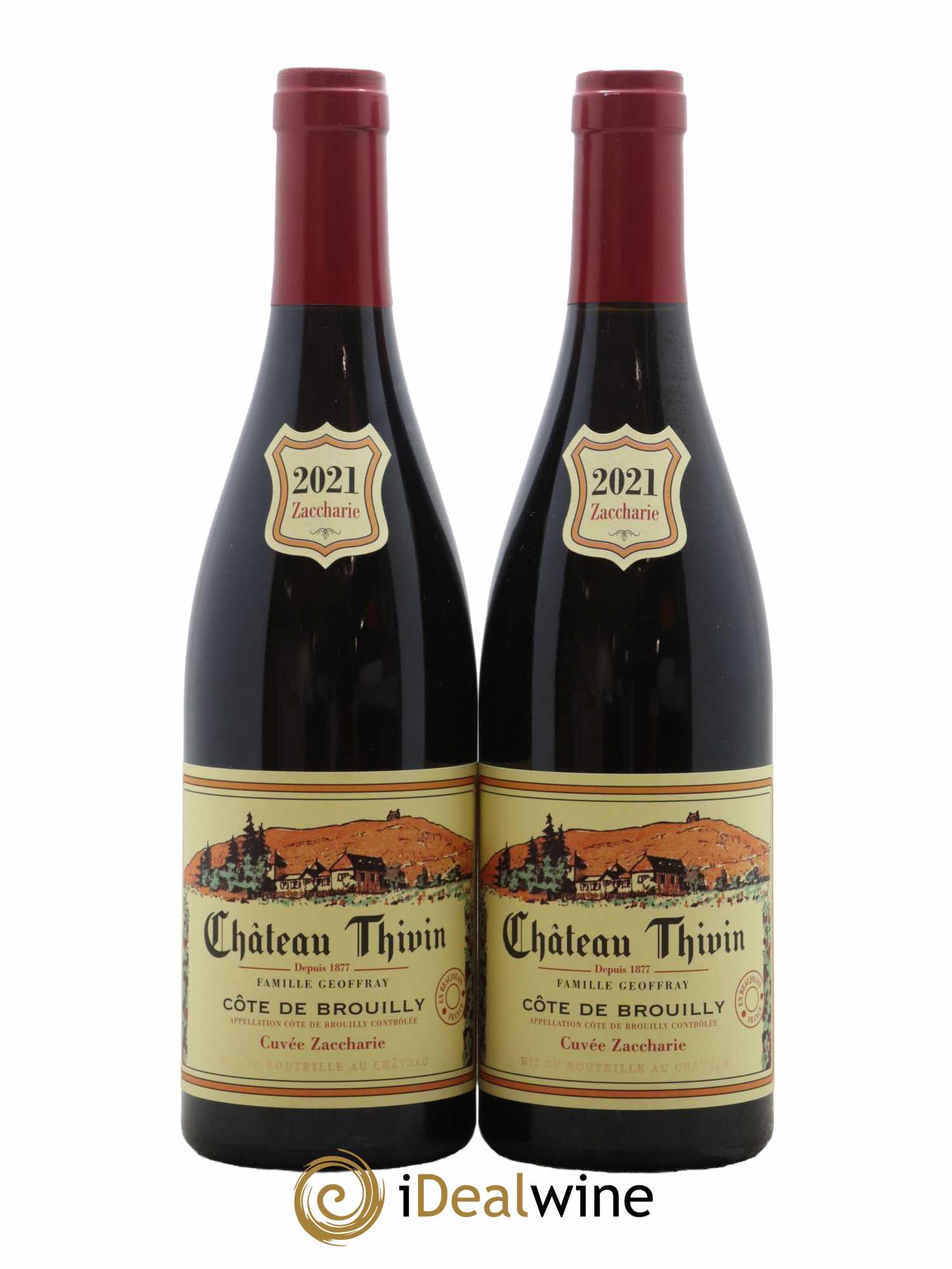 Côte de Brouilly Cuvée Zaccharie Château Thivin 2021 - Lot de 2 bouteilles - 0
