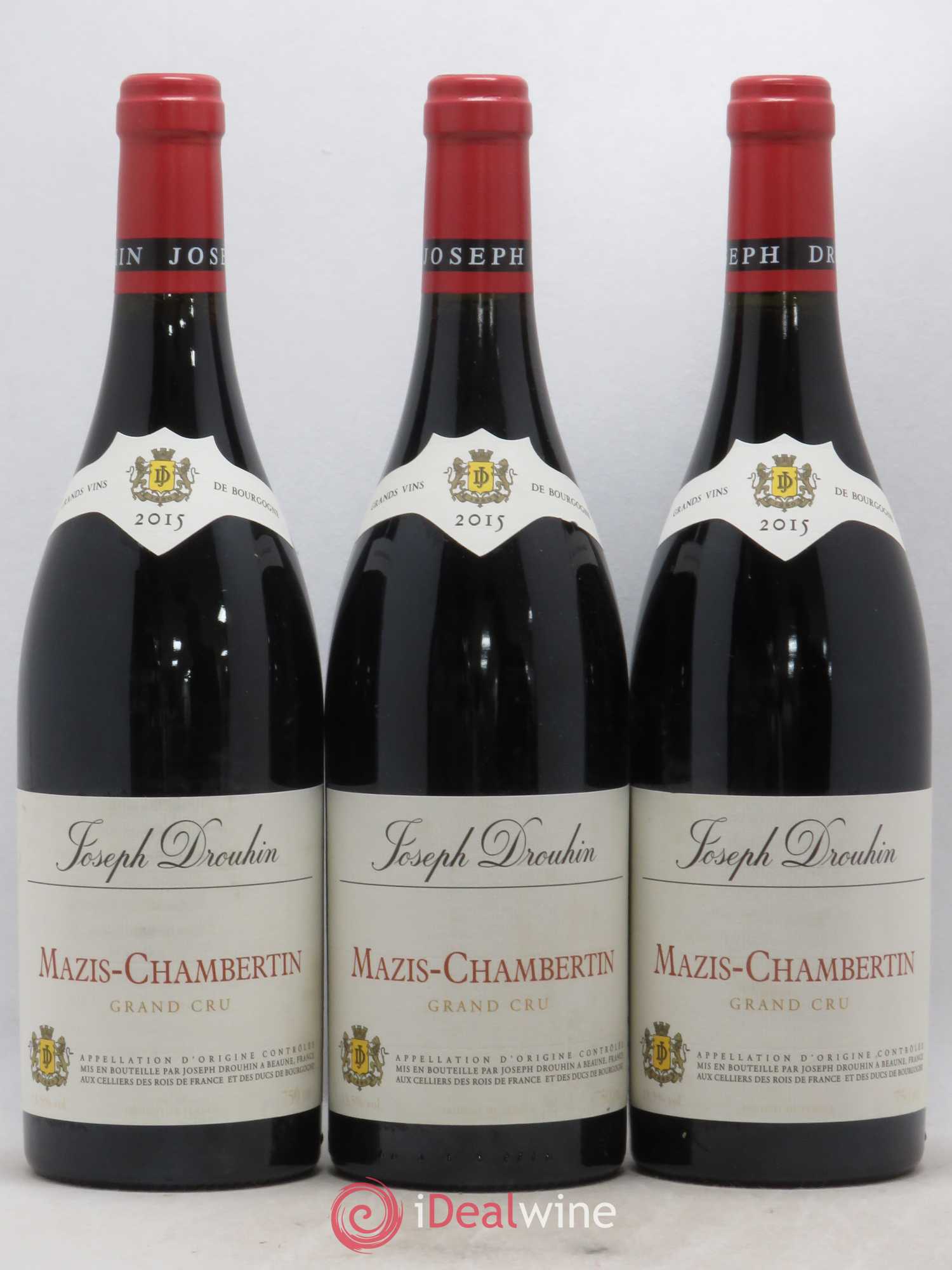 Mazis-Chambertin Grand Cru Joseph Drouhin 2015 - Lot de 3 bouteilles - 0