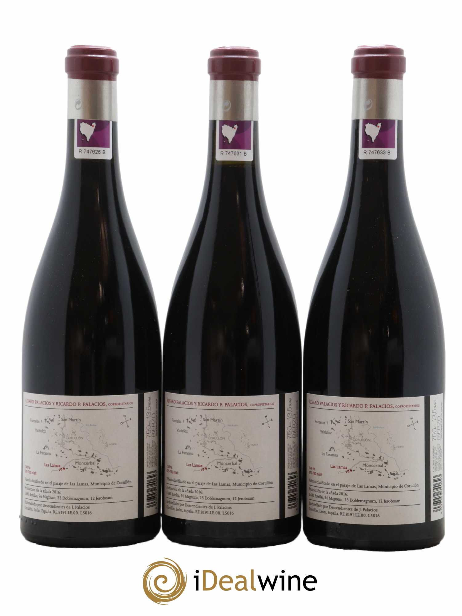 Bierzo DO Descendientes de J.Palacios Las Lamas 2016 - Lot de 3 bouteilles - 1