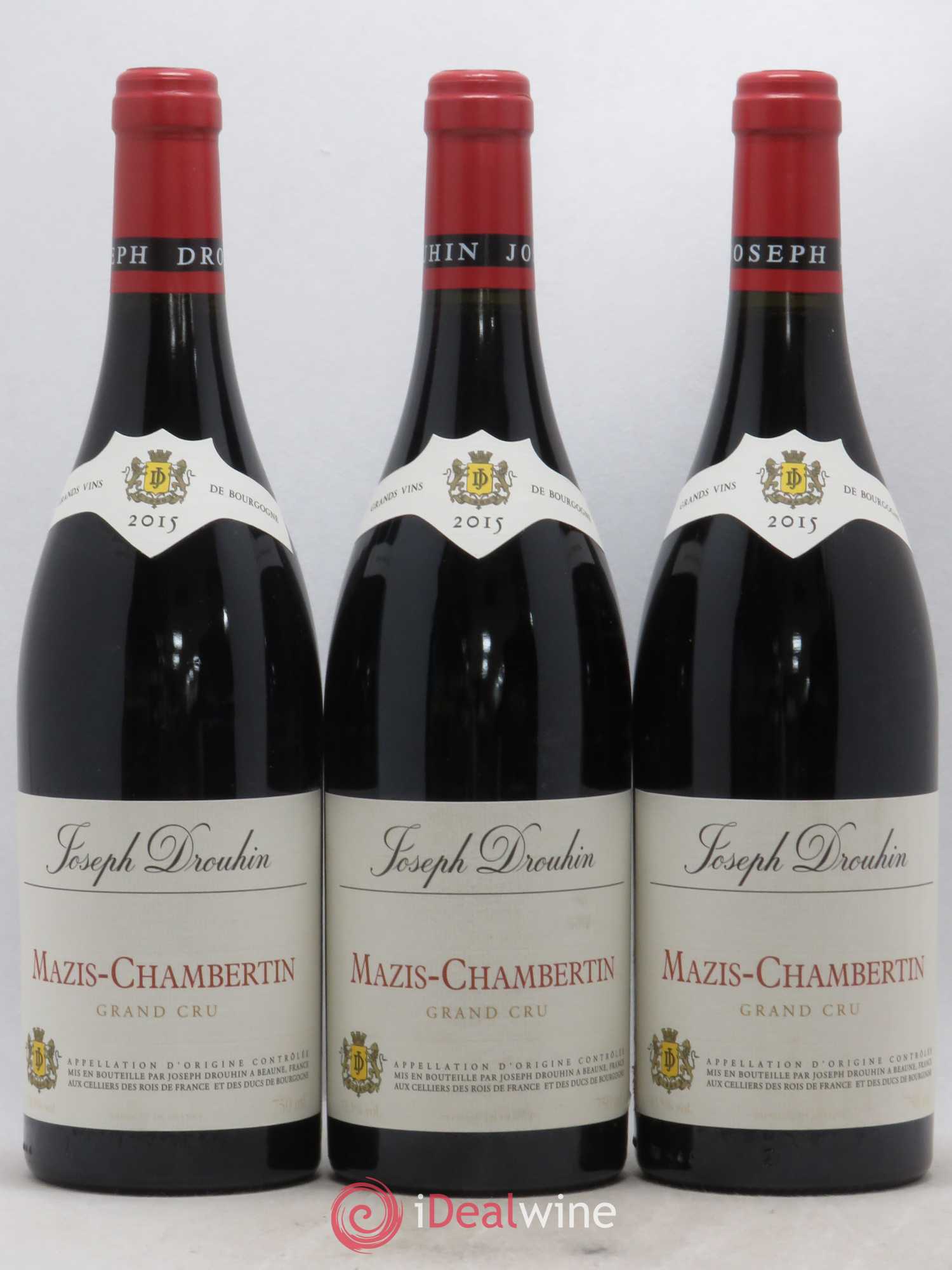 Mazis-Chambertin Grand Cru Joseph Drouhin 2015 - Lot de 3 bouteilles - 0