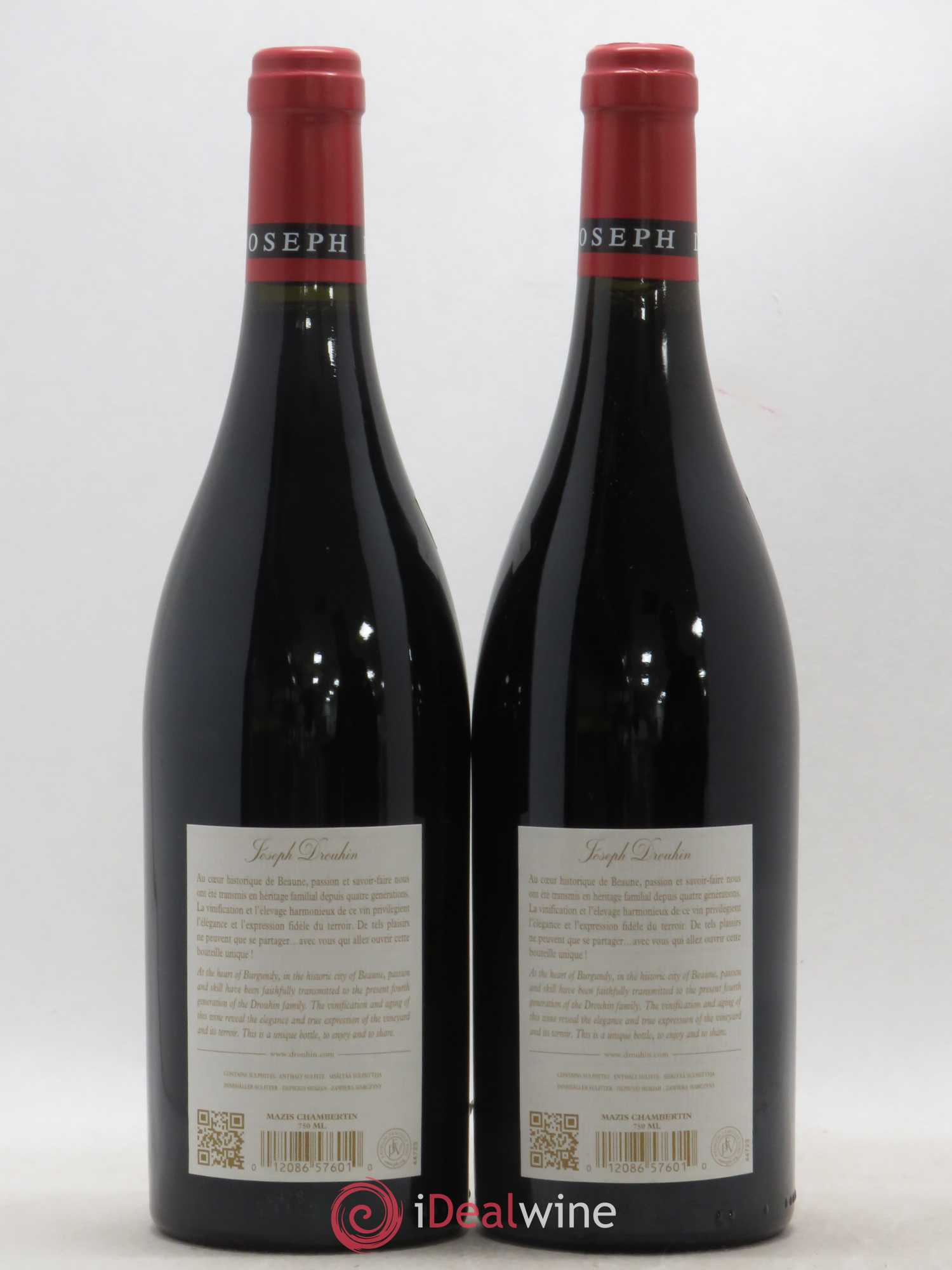 Mazis-Chambertin Grand Cru Joseph Drouhin 2015 - Lot de 2 bouteilles - 1