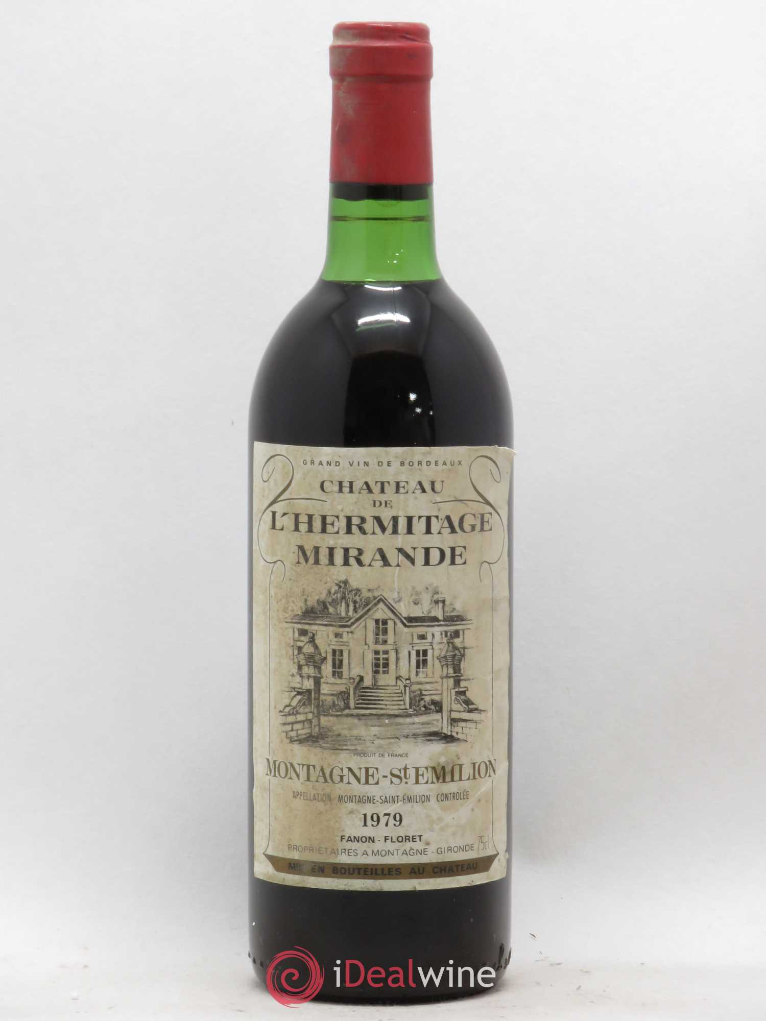 Montagne Saint-Émilion Château de L'Hermitage Mirande 1979 - Posten von 1 Flasche - 0