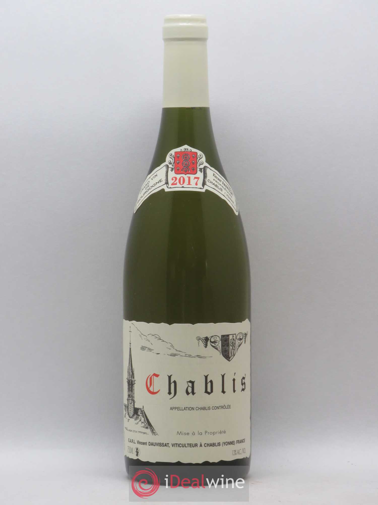 Chablis Vincent Dauvissat (Domaine) 2017 - Lot de 1 bouteille - 0