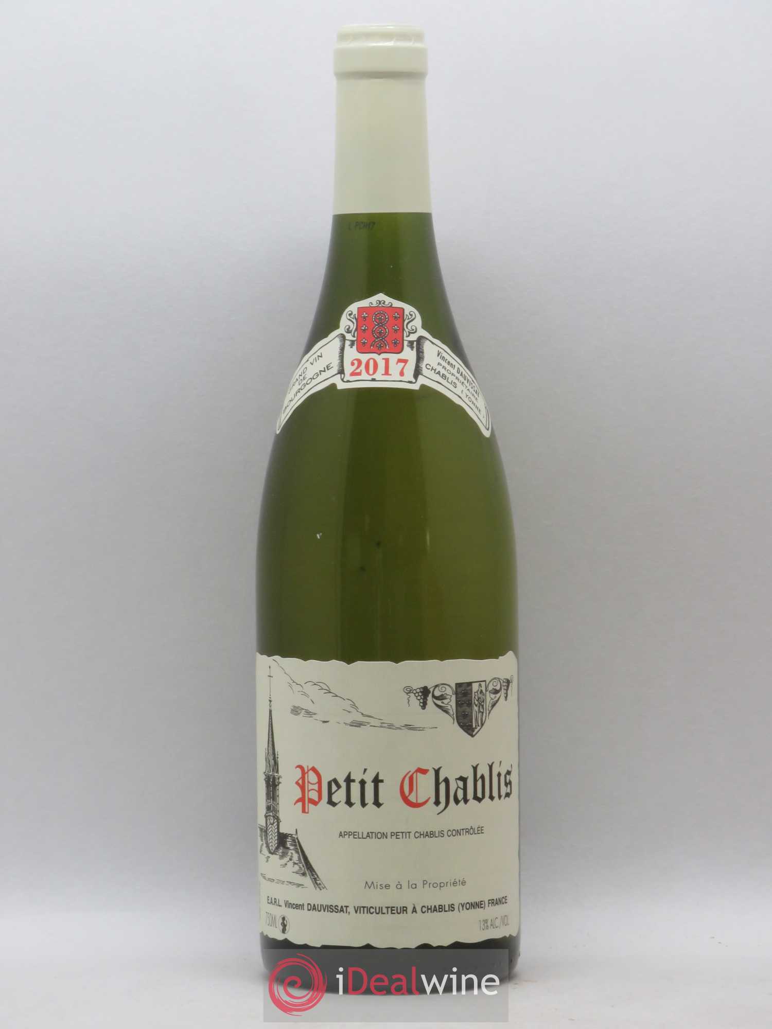 Petit Chablis Vincent Dauvissat (Domaine) 2017 - Posten von 1 Flasche - 0