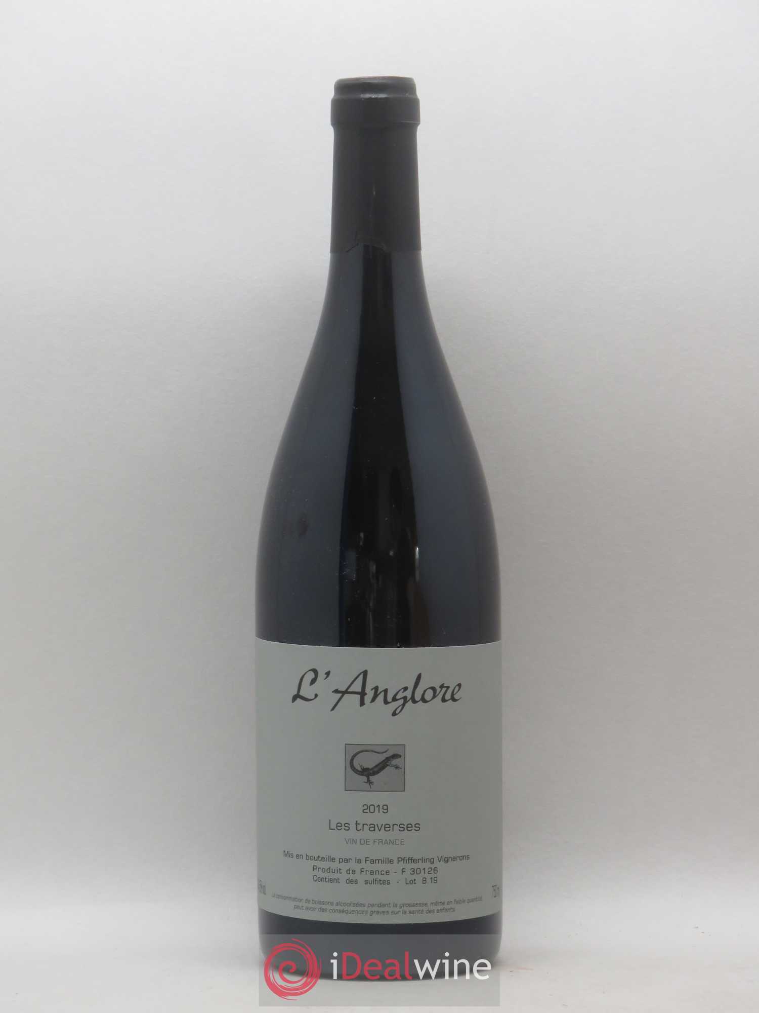 Vin de France Les Traverses L'Anglore 2019 - Lot de 1 bouteille - 0