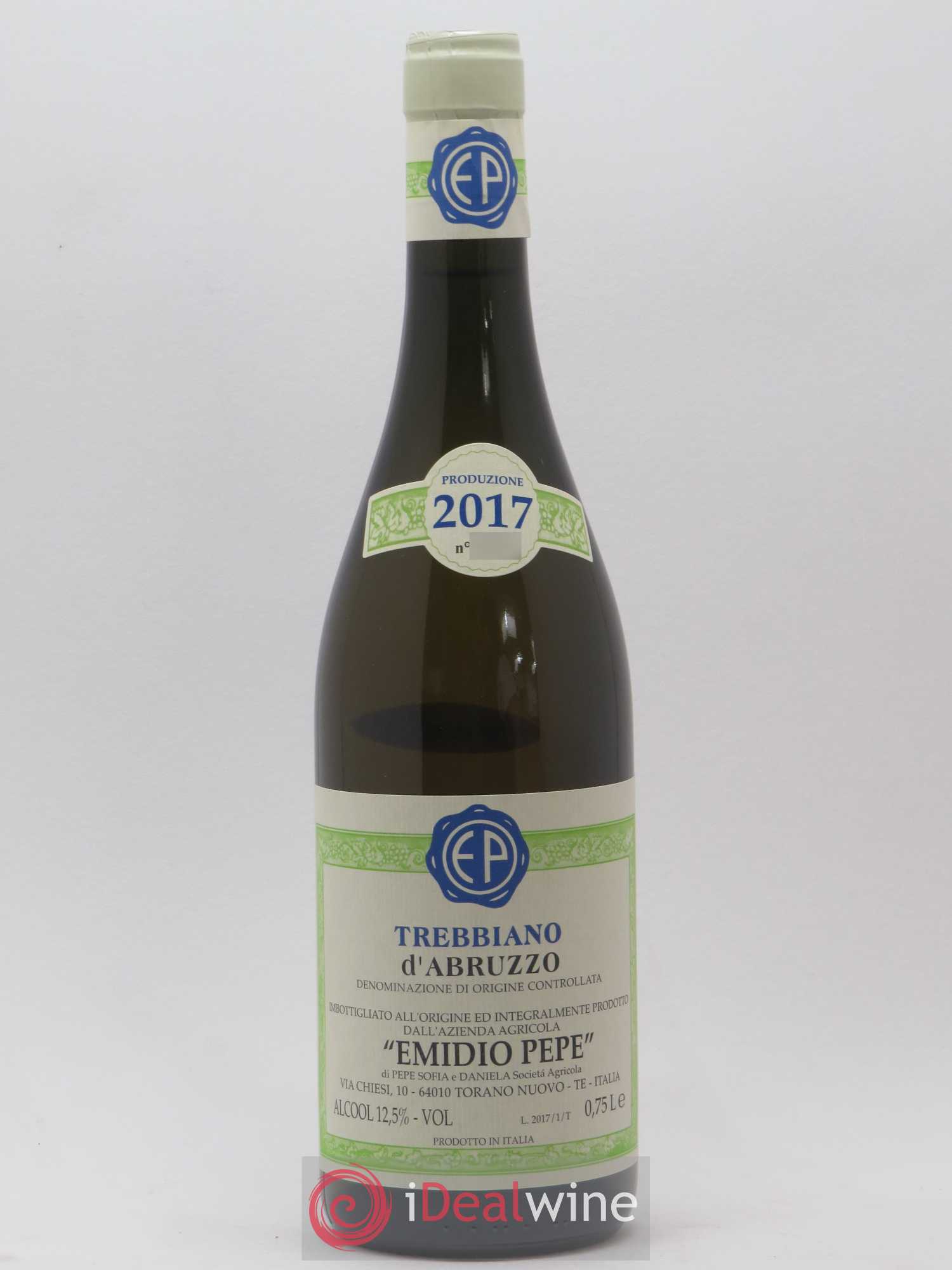 Trebbiano d'Abruzzo DOC Vecchie Viti Emidio Pepe 2017 - Lot de 1 bouteille - 0