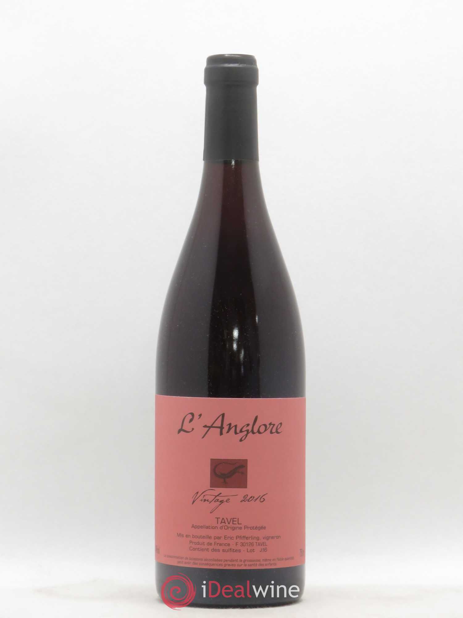 Tavel Vintage L'Anglore 2016 - Lot de 1 bouteille - 0