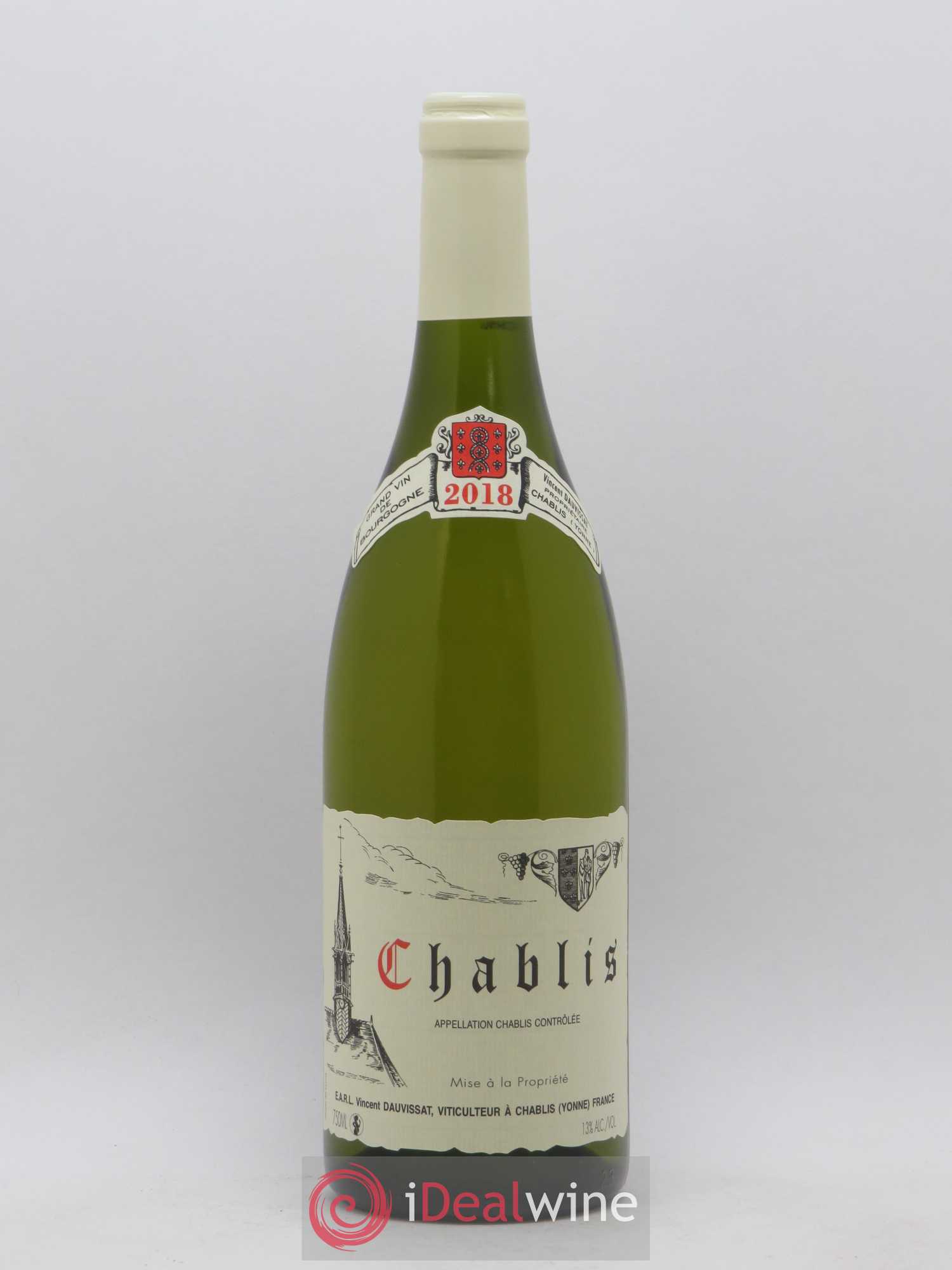 Chablis Vincent Dauvissat (Domaine) 2018 - Lot de 1 bouteille - 0
