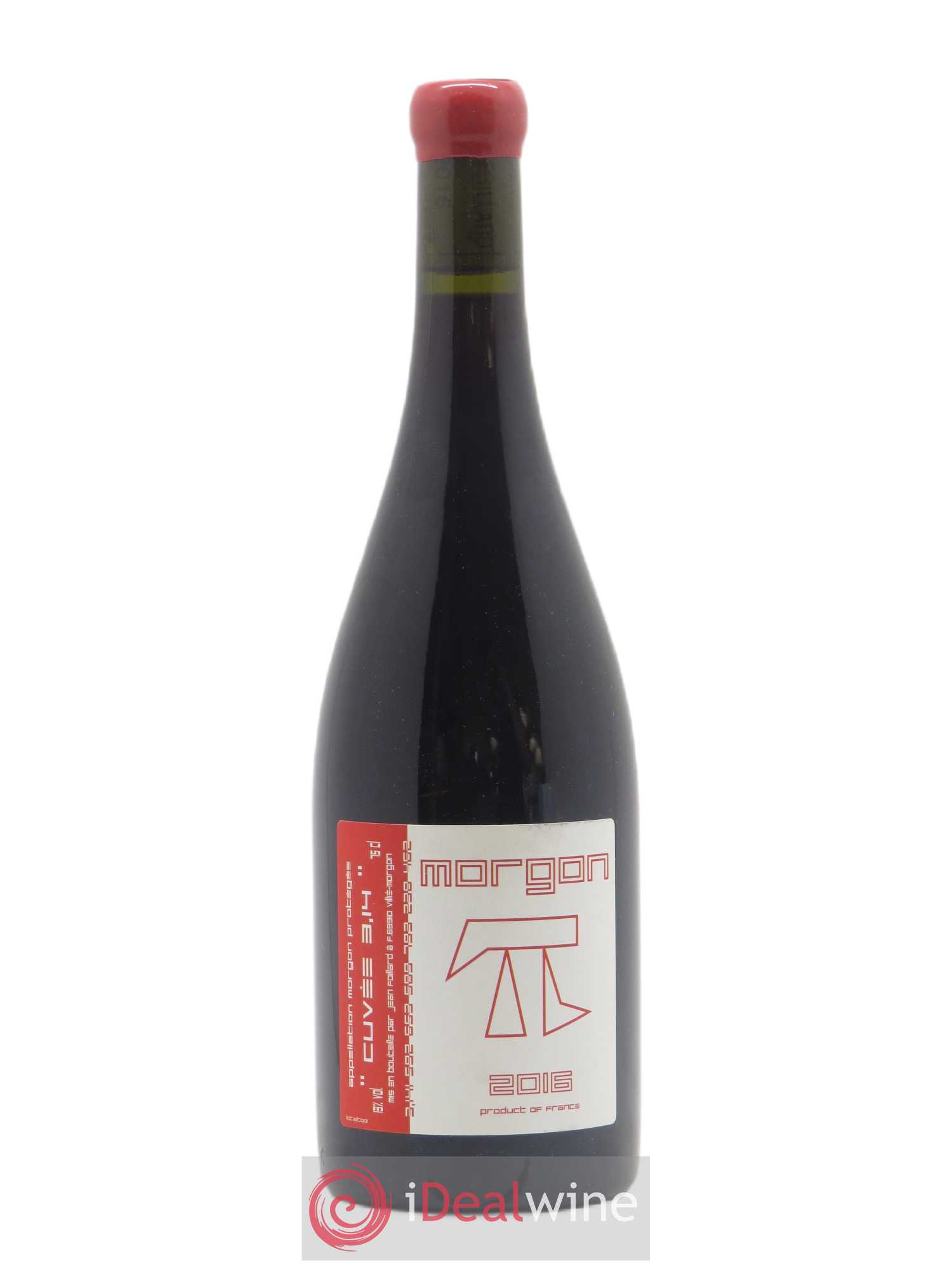 Morgon 3.14 Jean Foillard 2016 - Lot de 1 bouteille - 0