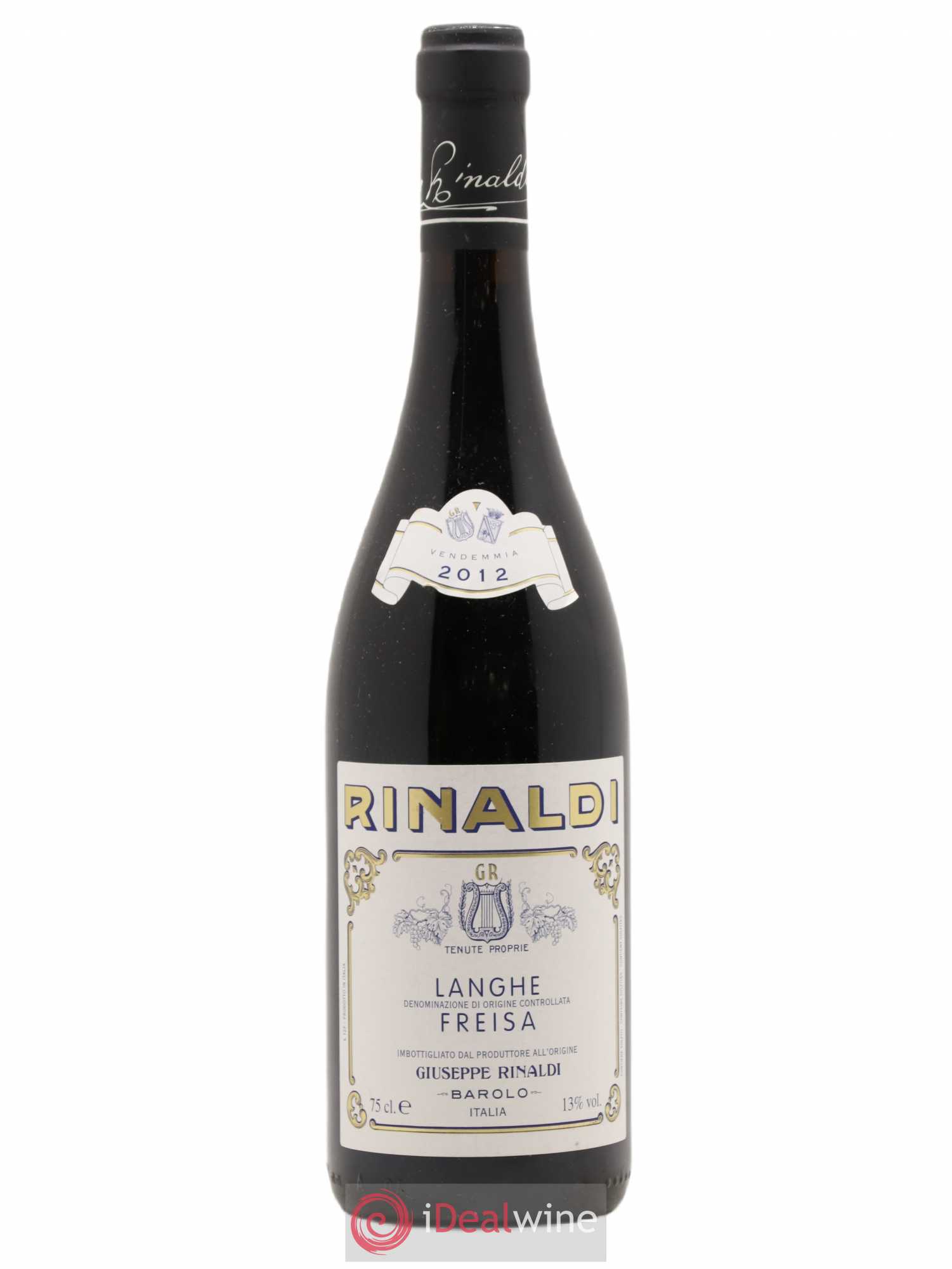 Langhe DOC Freisa - Giuseppe Rinaldi 2012 - Lot de 1 bouteille - 0