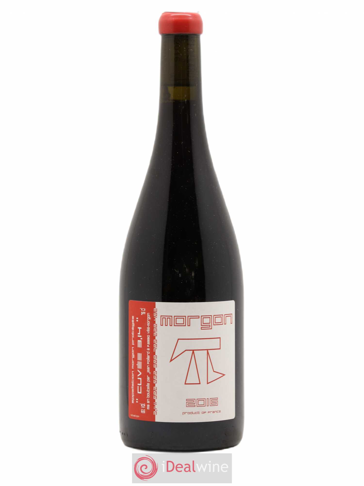 Morgon 3.14 Jean Foillard 2016 - Lot de 1 bouteille - 0
