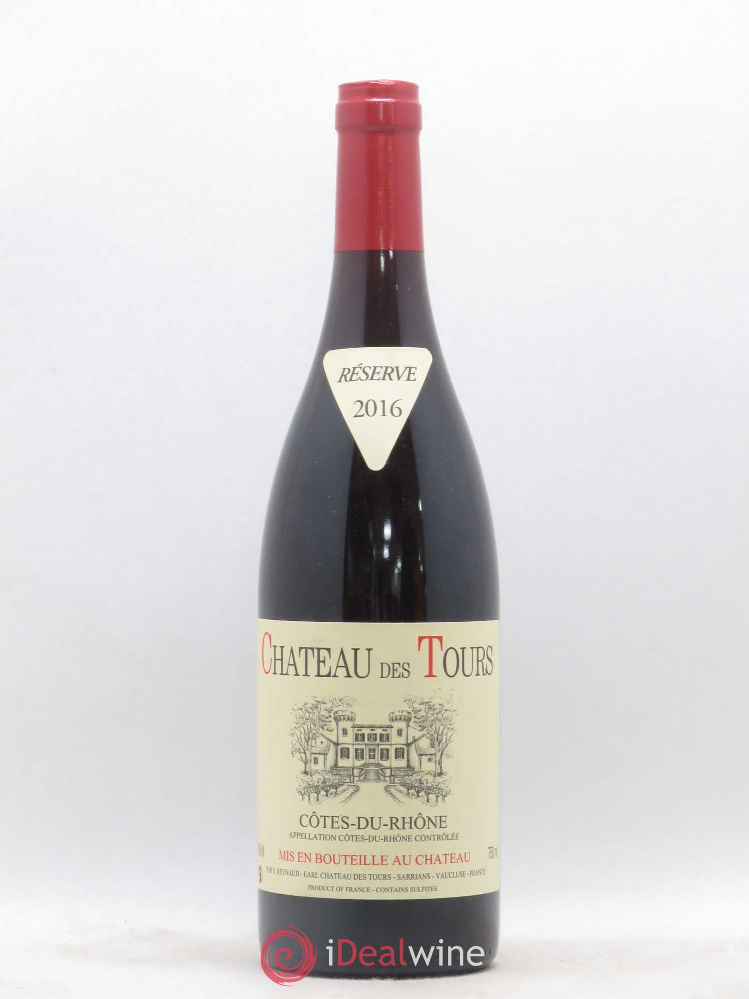 Côtes-du-Rhône Château des Tours Emmanuel Reynaud 2016 - Lot de 1 bouteille - 0