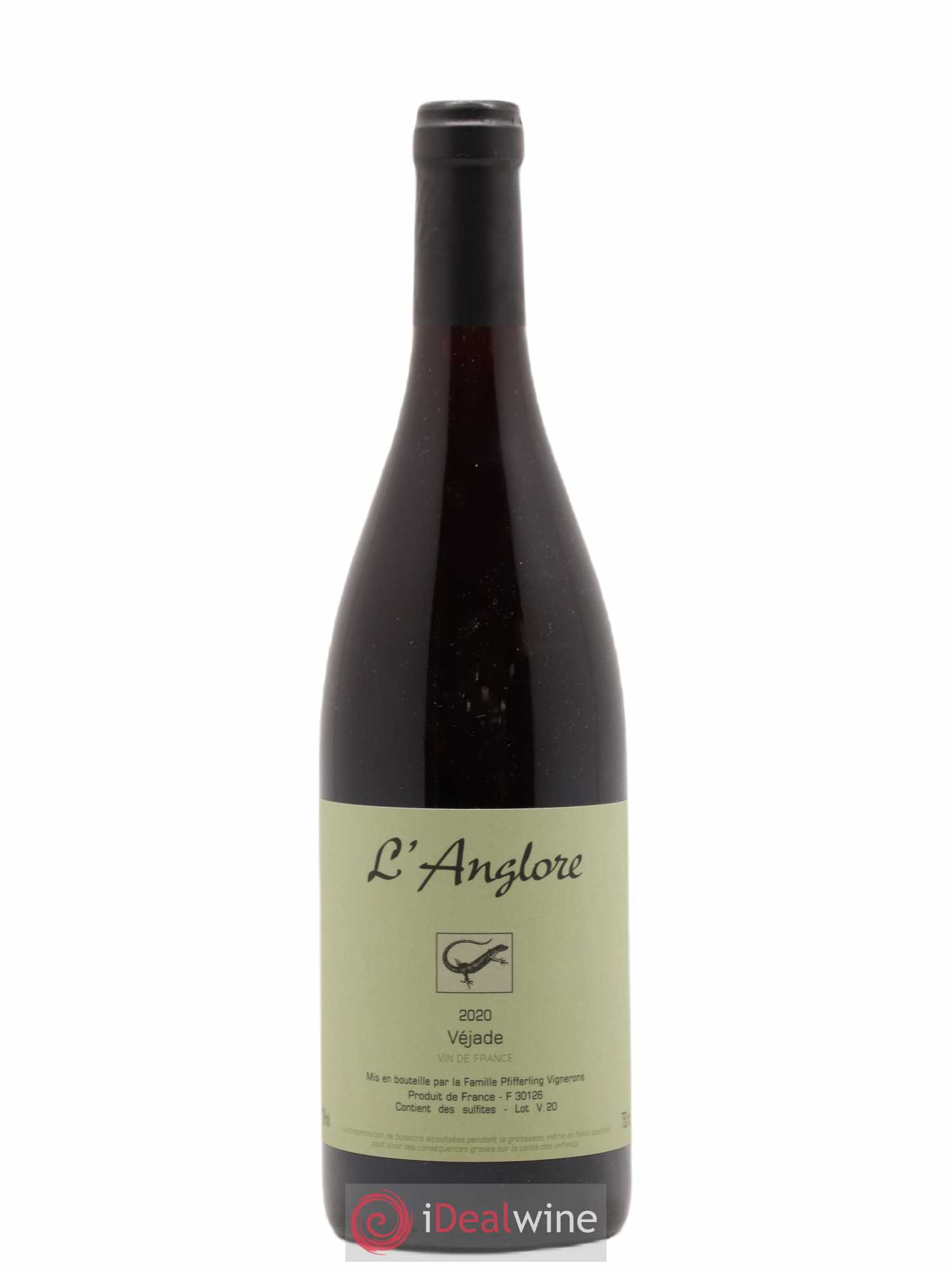 Vin de France Véjade L'Anglore 2020 - Lot de 1 bouteille - 0