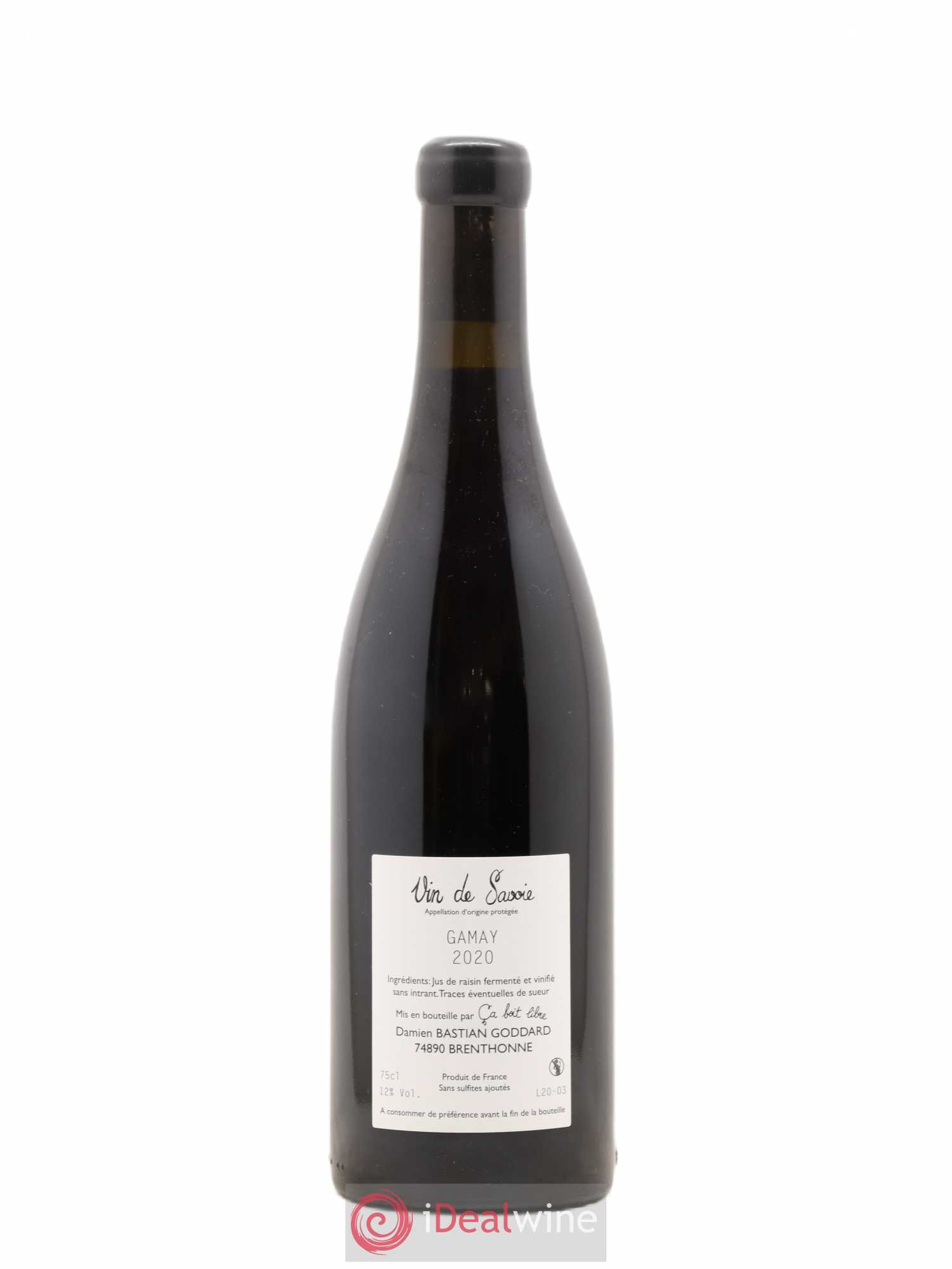Vin de Savoie Gamay Ça Boit Libre Ton Rouge de Table (sans prix de réserve) 2020 - Posten von 1 Flasche - 1