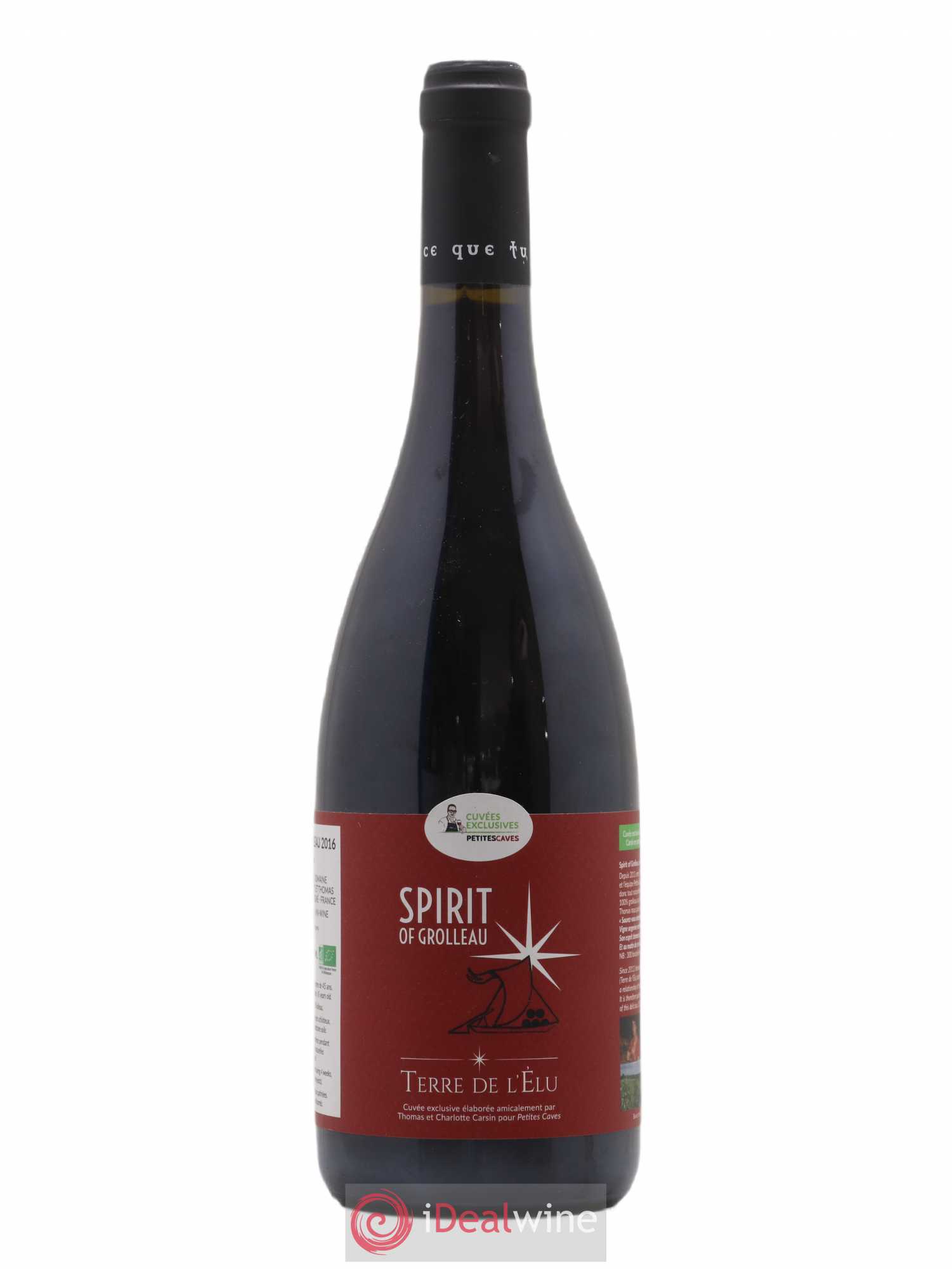 Val de Loire Terre de L'Elu Spirit of Grolleau 2016 - Posten von 1 Flasche - 0