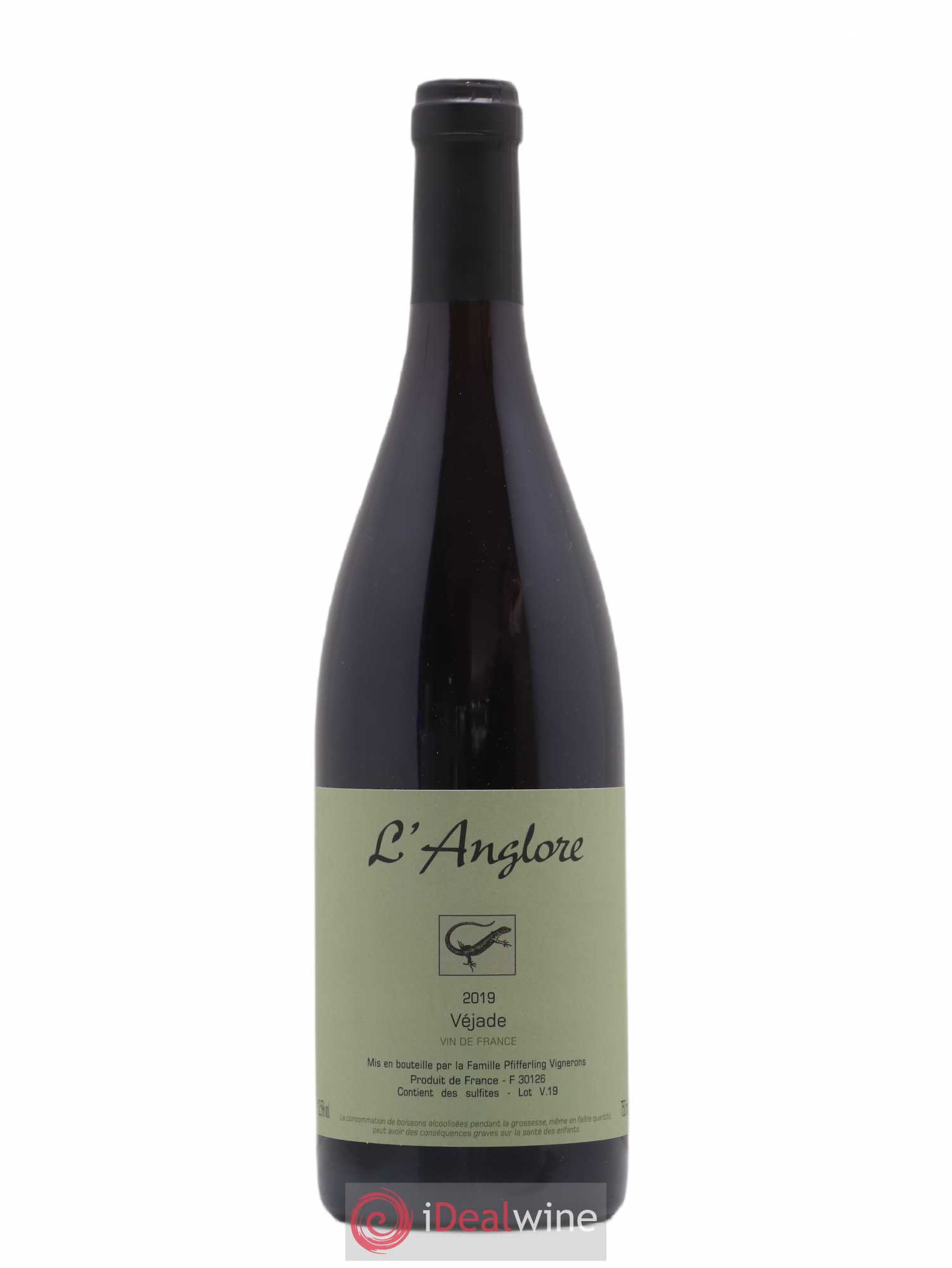 Vin de France Véjade L'Anglore 2019 - Lot de 1 bouteille - 0