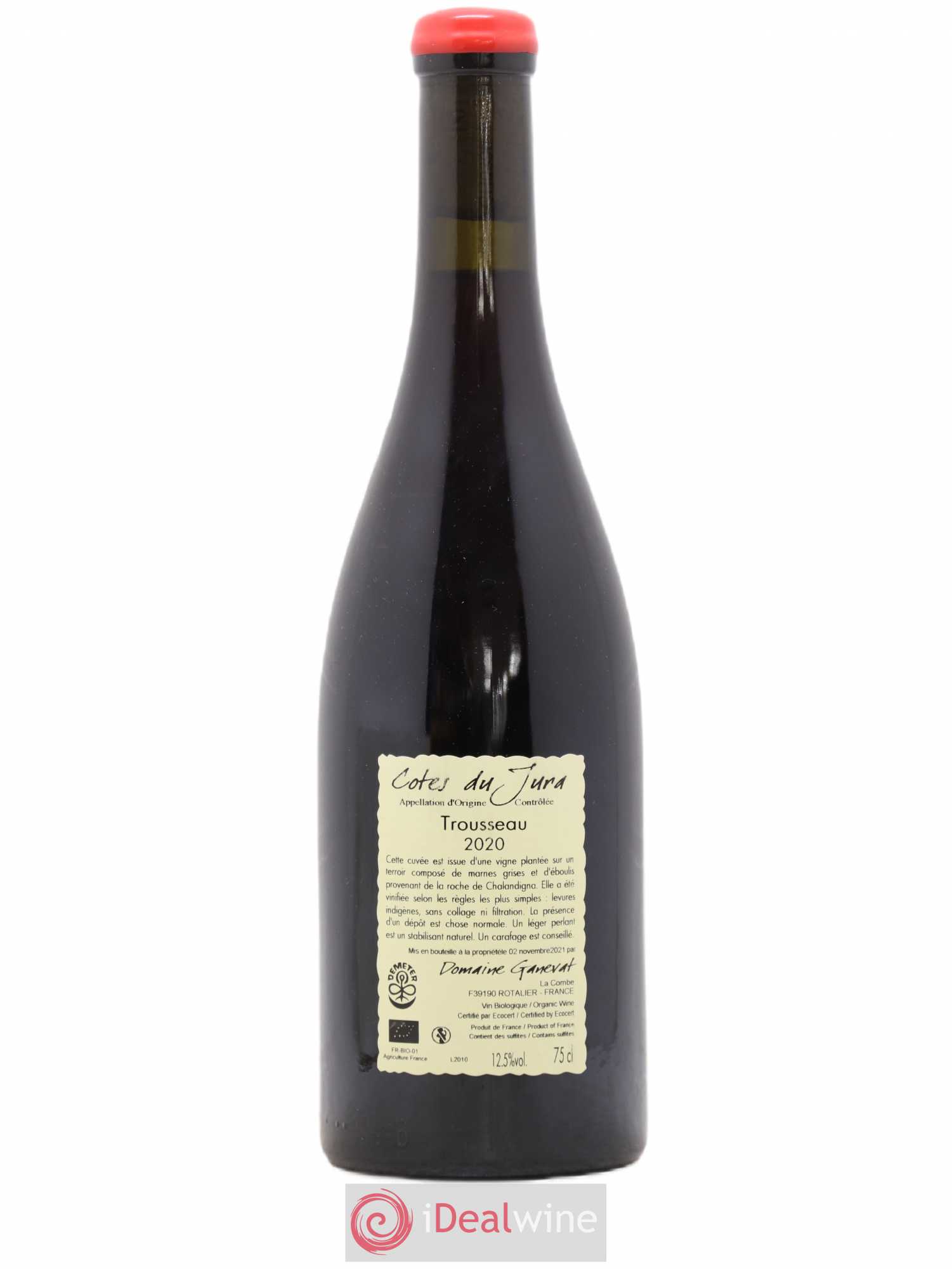 Côtes du Jura Plein Sud Jean-François Ganevat (Domaine) 2020 - Lot de 1 bouteille - 1