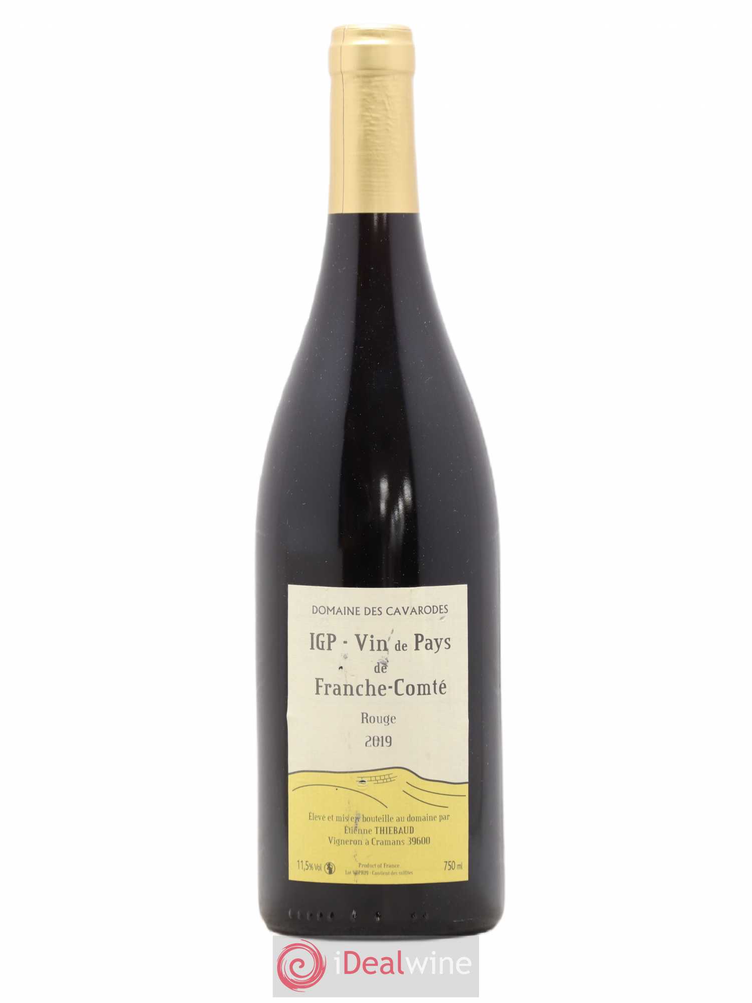 Franche-Comté Cavarodes (Domaine des) - Etienne Thiébaud 2020 - Lot de 1 bouteille - 0