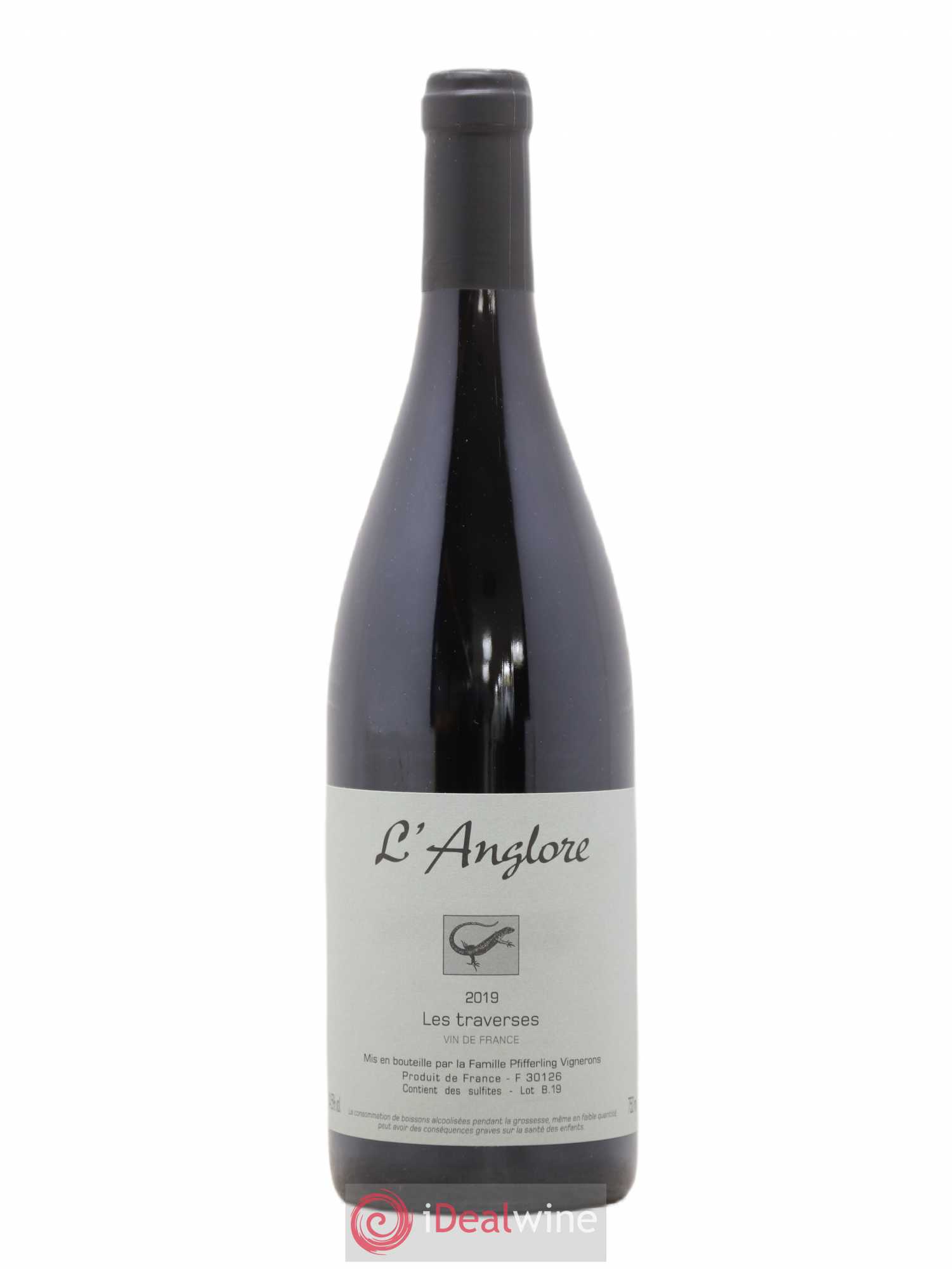 Vin de France Les Traverses L'Anglore 2019 - Lot de 1 bouteille - 0