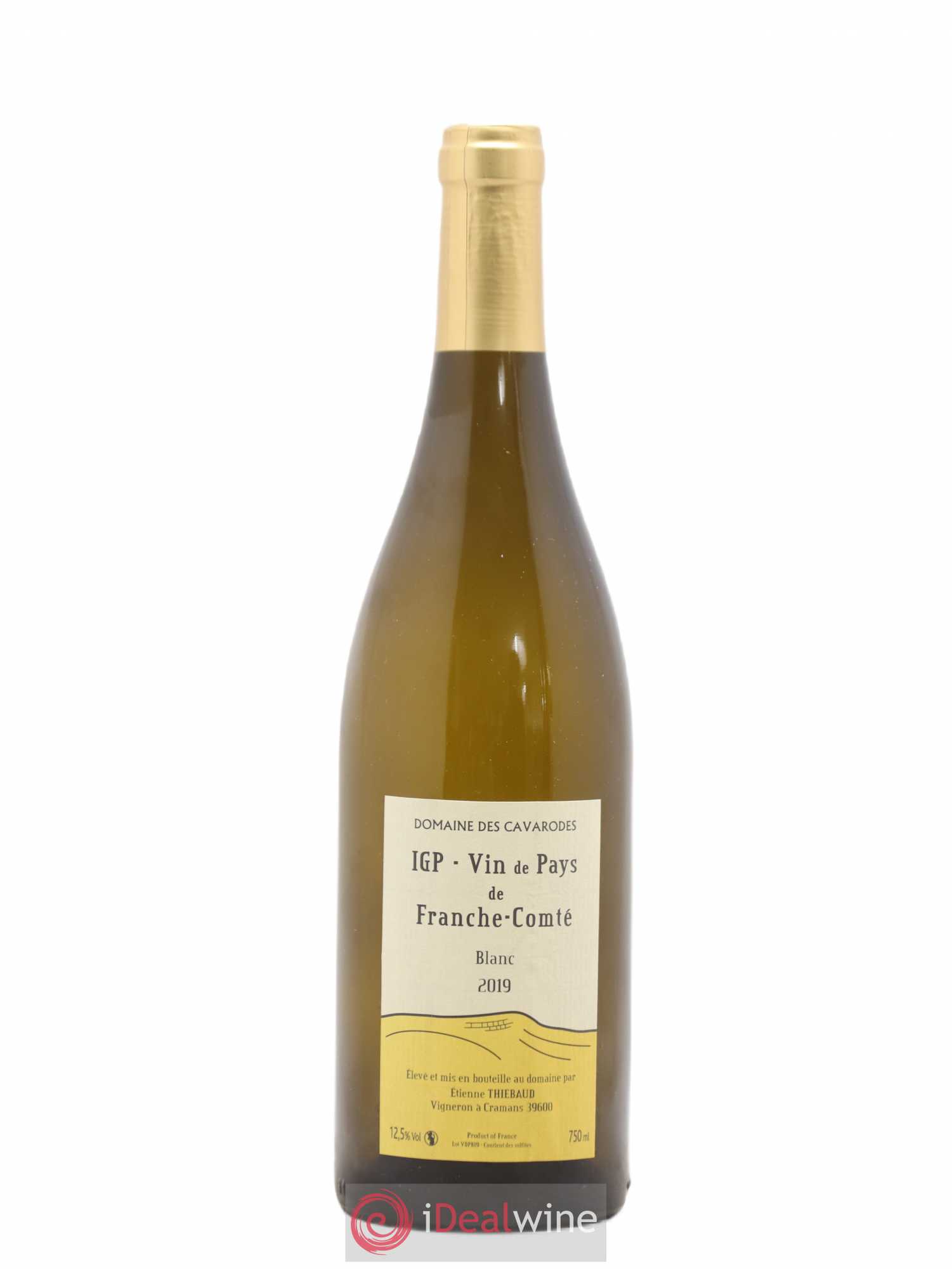 Franche-Comté Cavarodes (Domaine des) - Etienne Thiébaud 2020 - Lot de 1 bouteille - 0