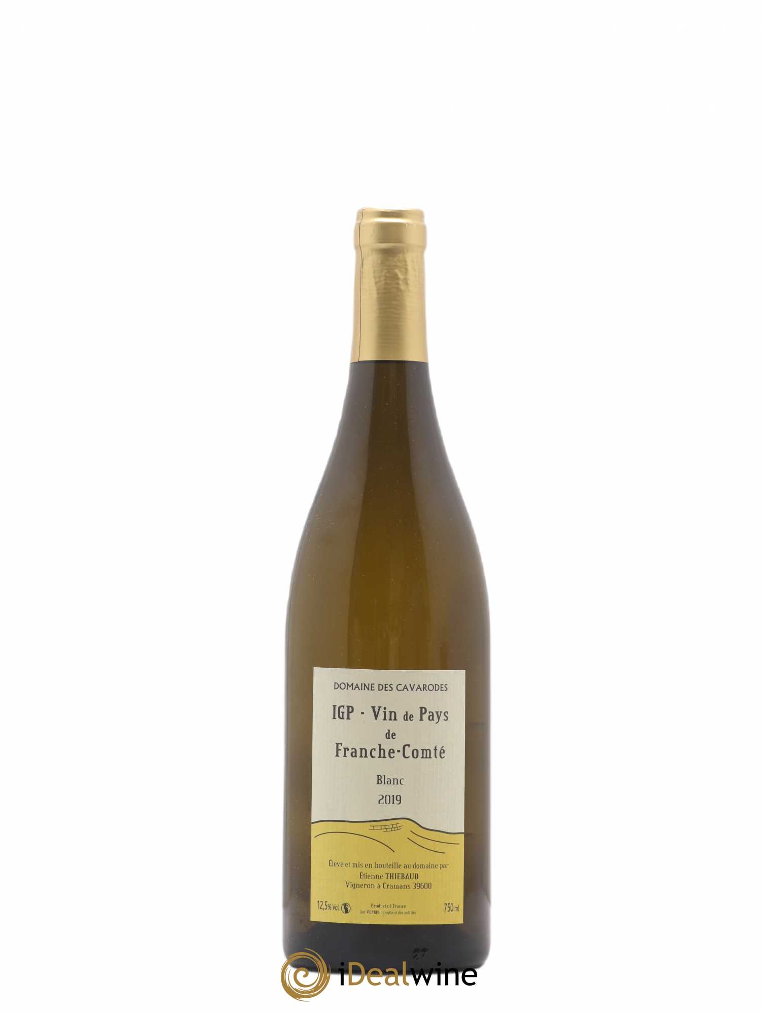 Franche-Comté Cavarodes (Domaine des) - Etienne Thiébaud 2019 - Lot de 1 bouteille - 0
