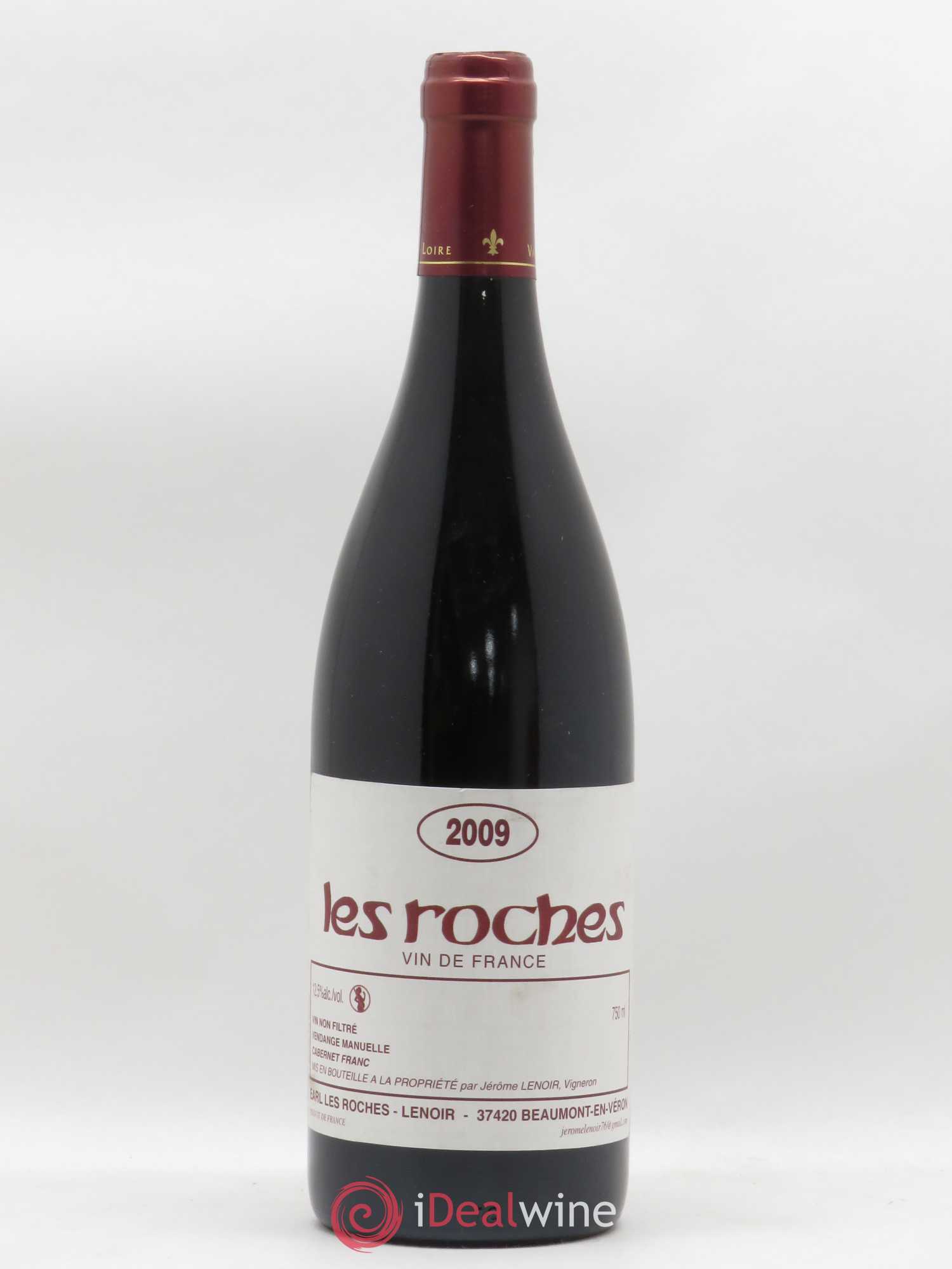 Vin de France Domaine des Roches Alain et Jerome Lenoir 2009 - Posten von 1 Flasche - 0