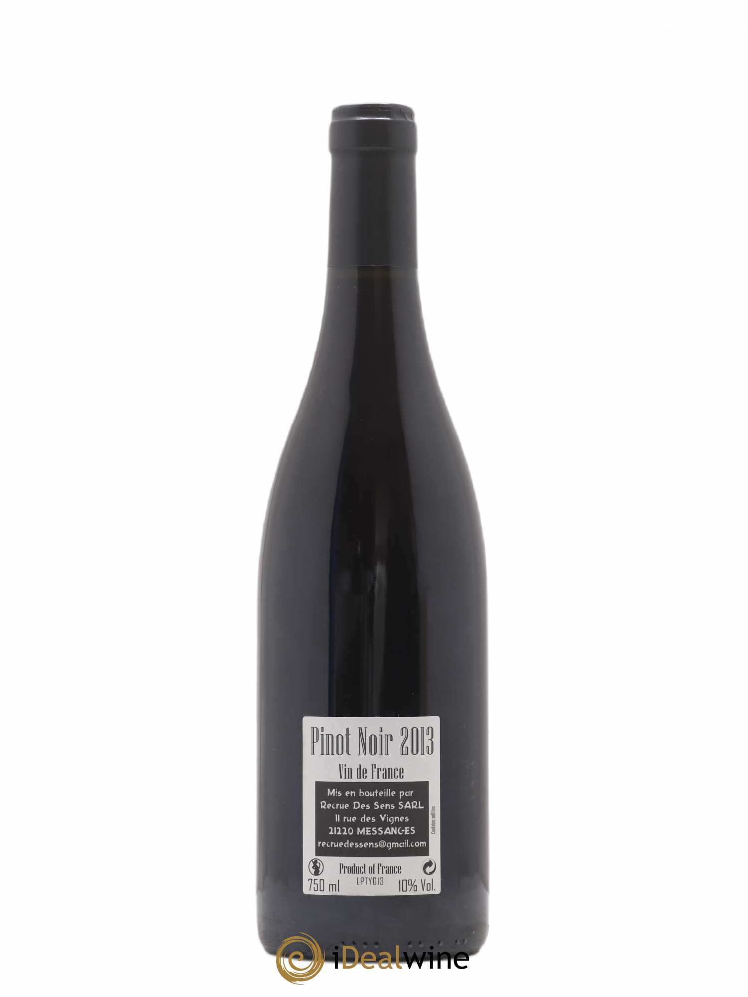 Vin de France Les Ponts Yann Durieux - Recrue des Sens 2013 - Lot de 1 bouteille - 1