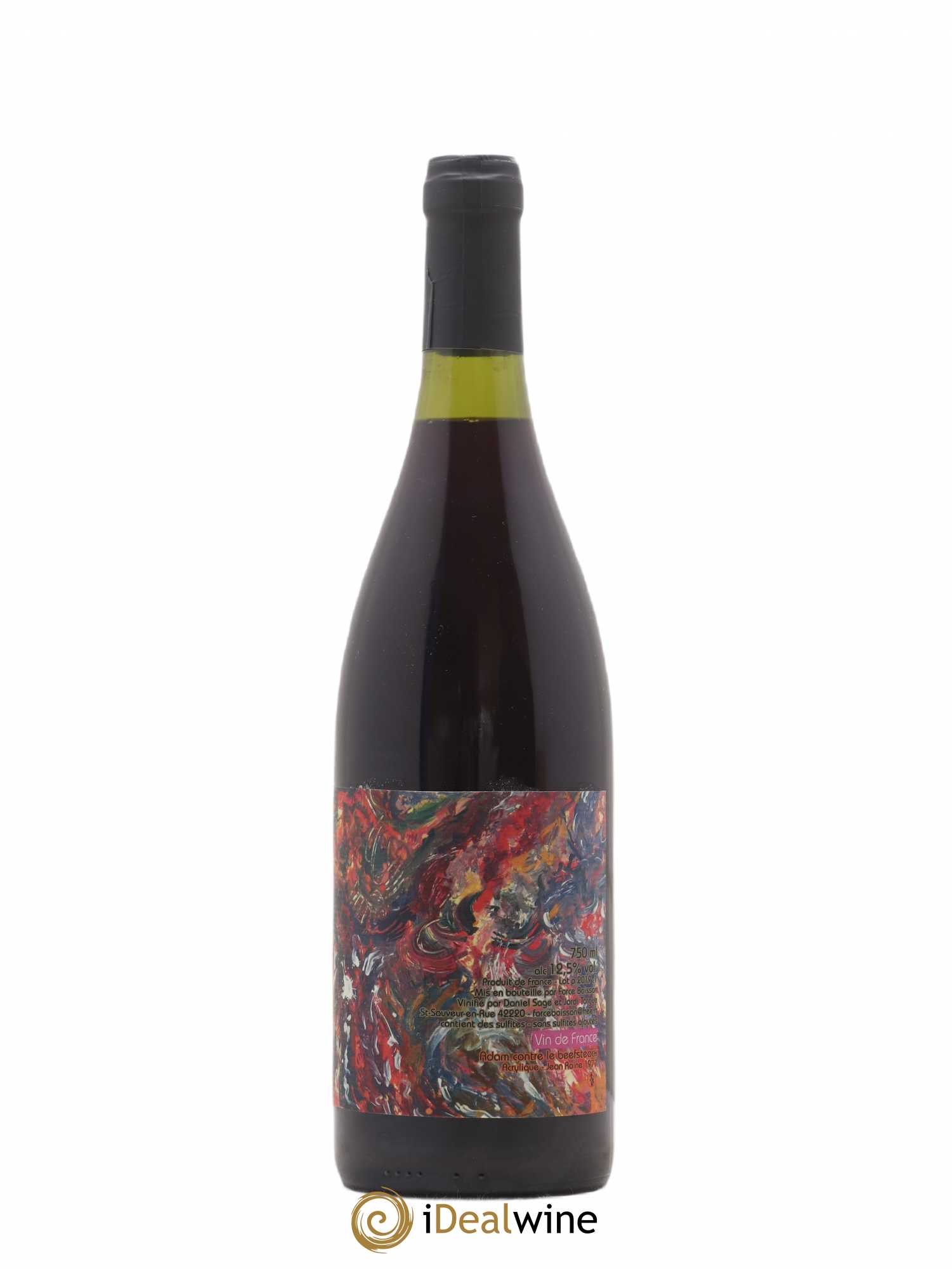 Vin de France Adam Contre le Beefsteak Daniel Sage 2018 - Lot de 1 bouteille - 0