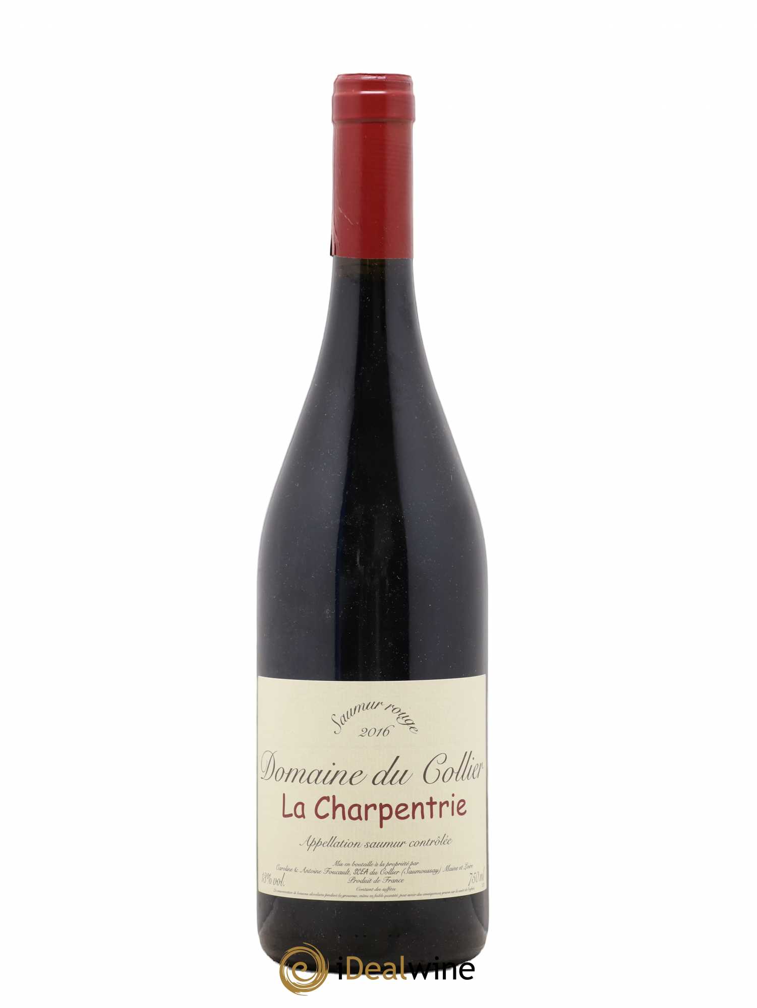 Saumur La Charpentrie Domaine du Collier 2016 - Lot de 1 bouteille - 0