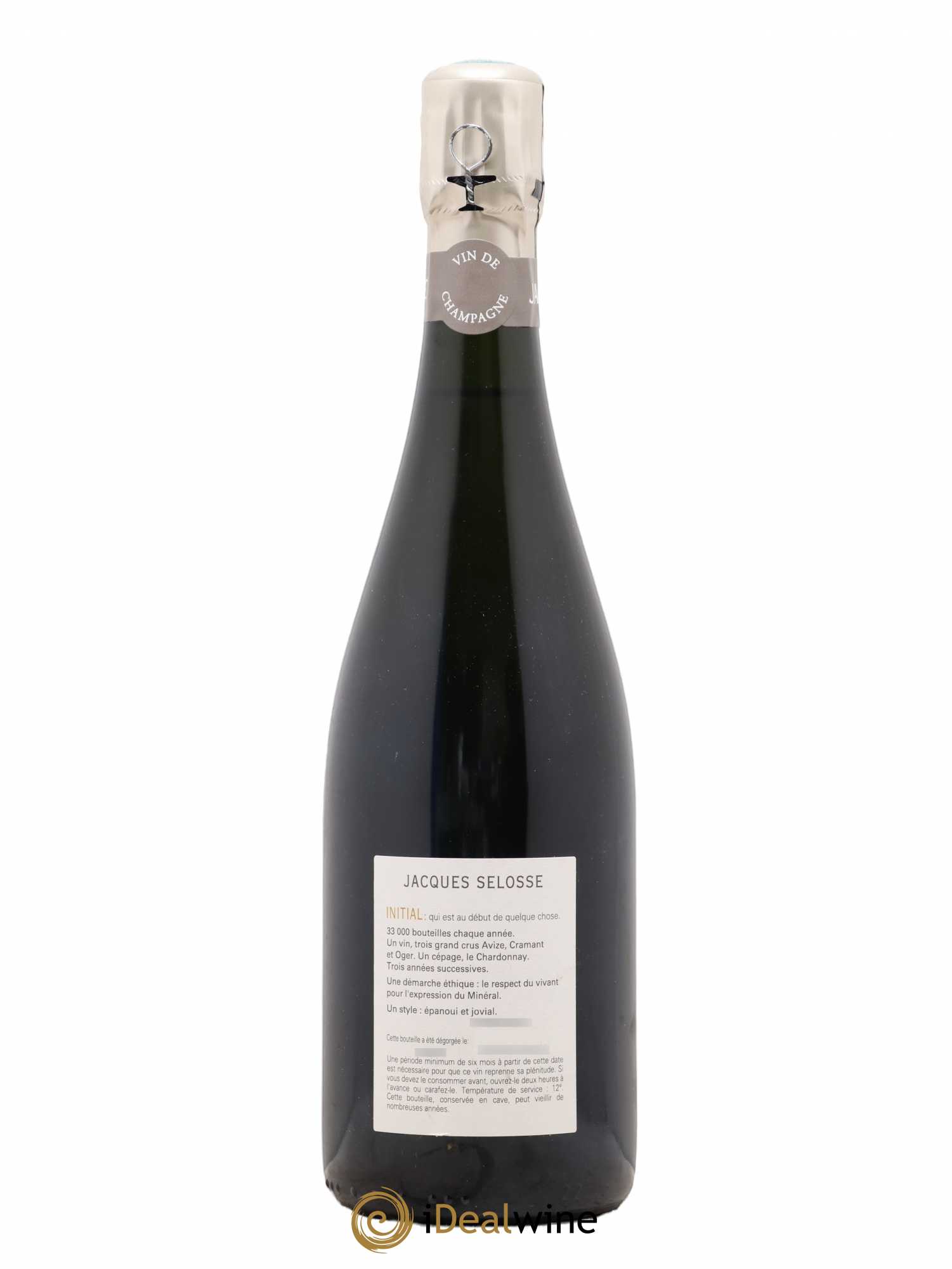 Initial Brut Jacques Selosse - Lot de 1 bouteille - 1