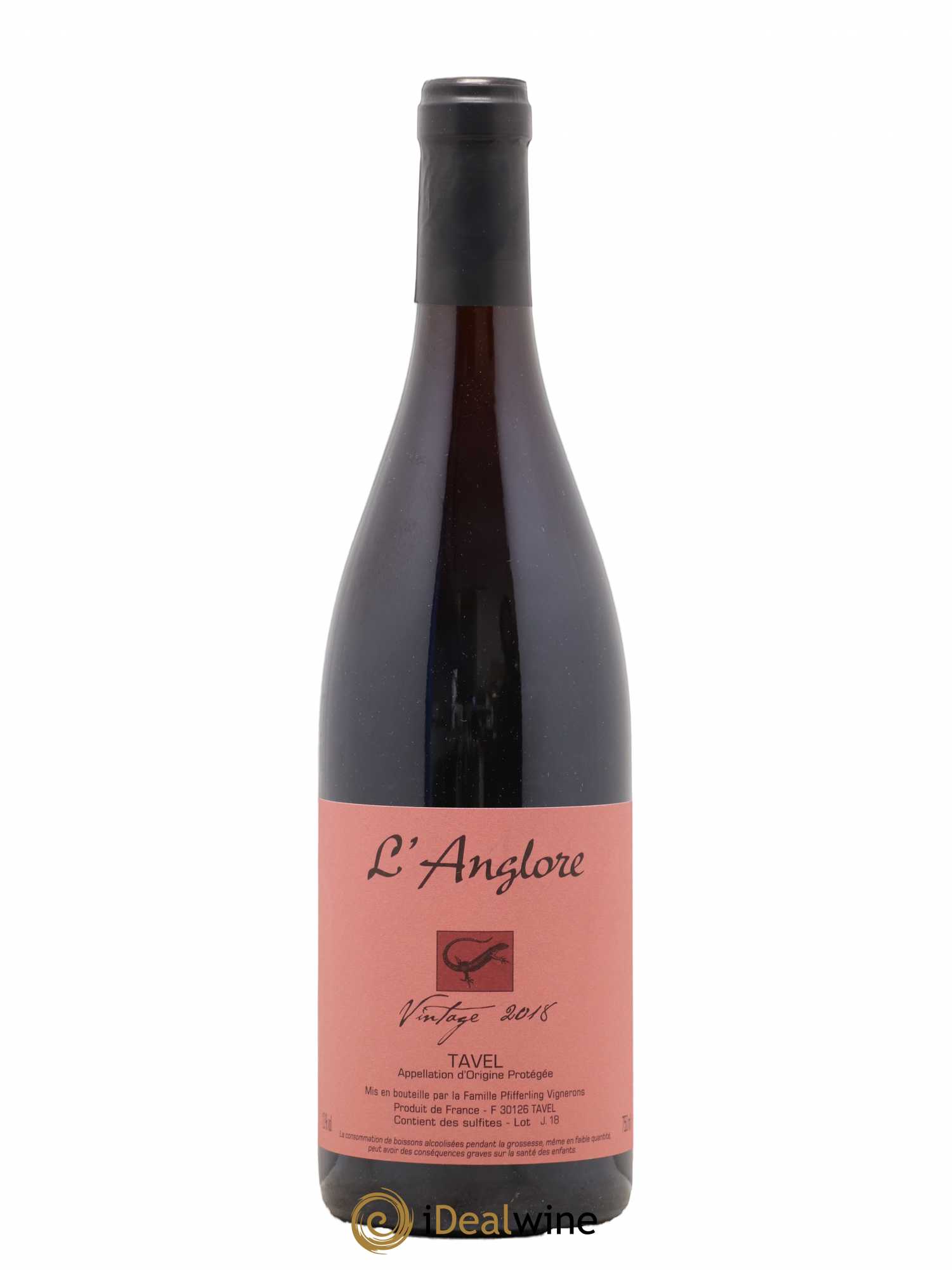 Tavel Vintage L'Anglore 2018 - Lot de 1 bouteille - 0