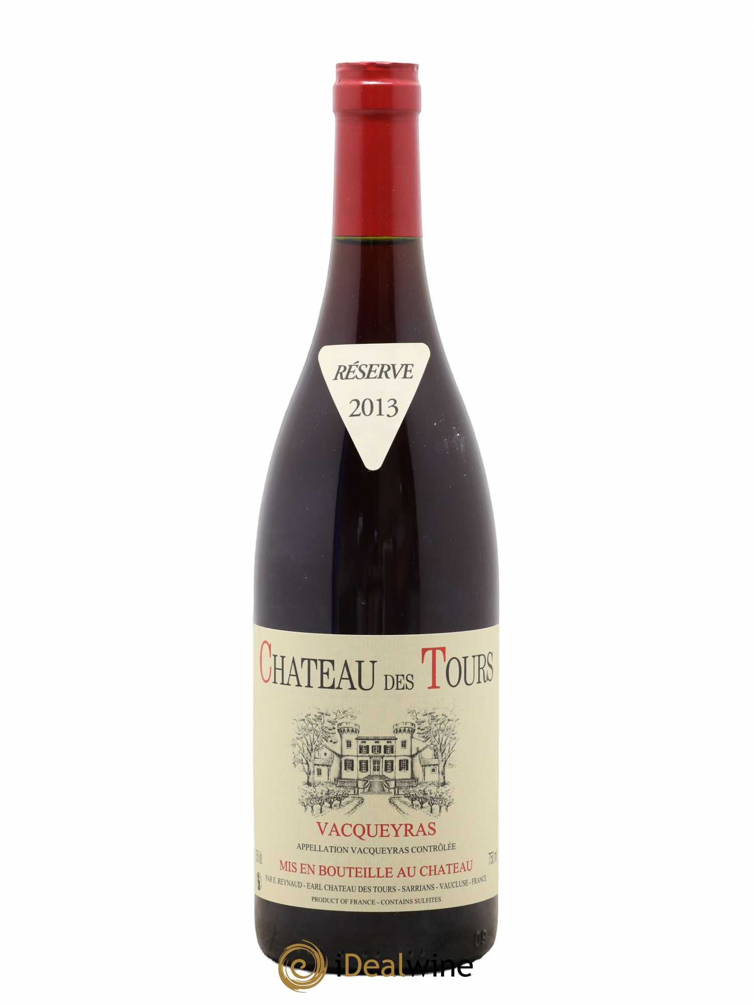 Vacqueyras Château des Tours Emmanuel Reynaud 2013 - Lot de 1 bouteille - 0