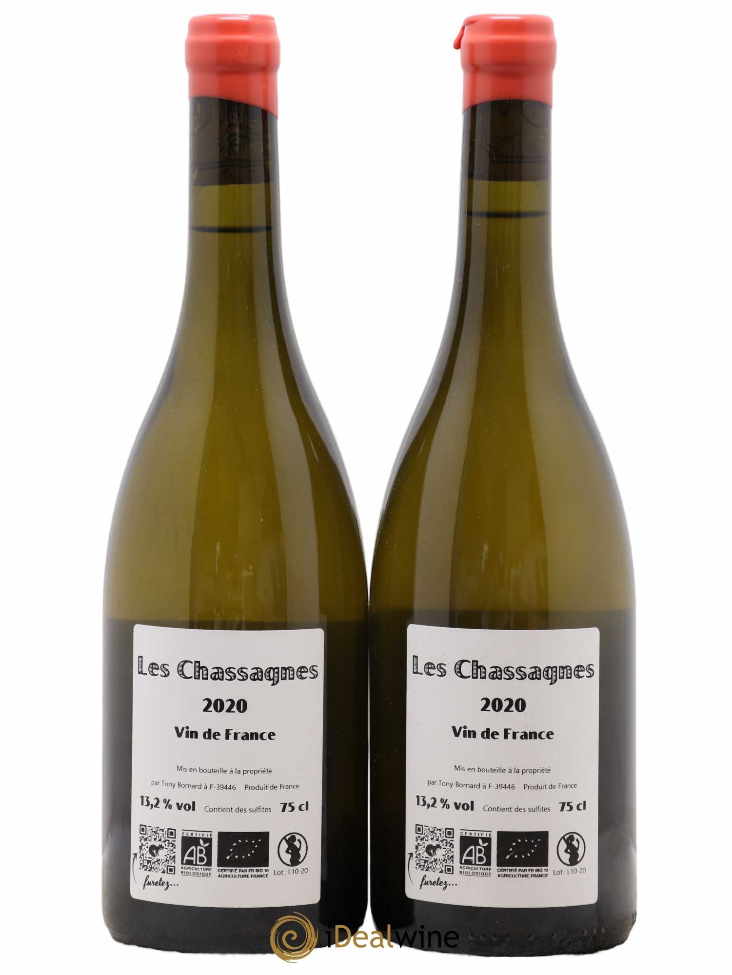 Vin de France Les Chassagnes Savagnin Tony Bornard 2020 - Posten von 2 Flaschen - 1