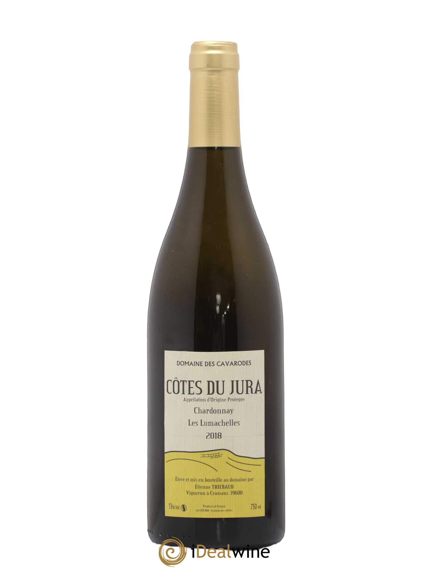 Côtes du Jura Chardonnay Les Lumachelles Cavarodes (Domaine des) - Etienne Thiébaud 2018 - Lot de 1 bouteille - 0