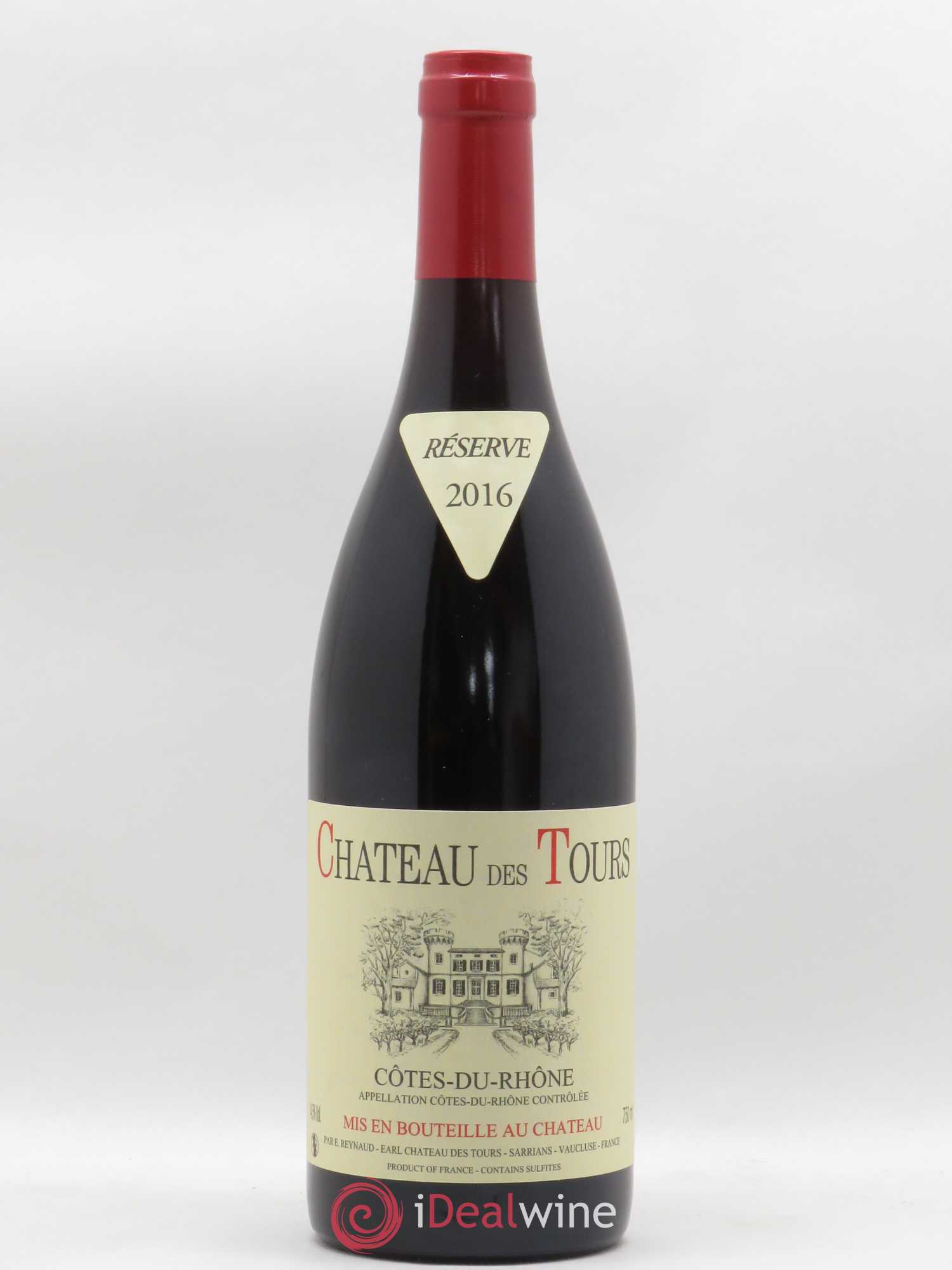 Côtes-du-Rhône Château des Tours Emmanuel Reynaud 2016 - Lot de 1 bouteille - 0