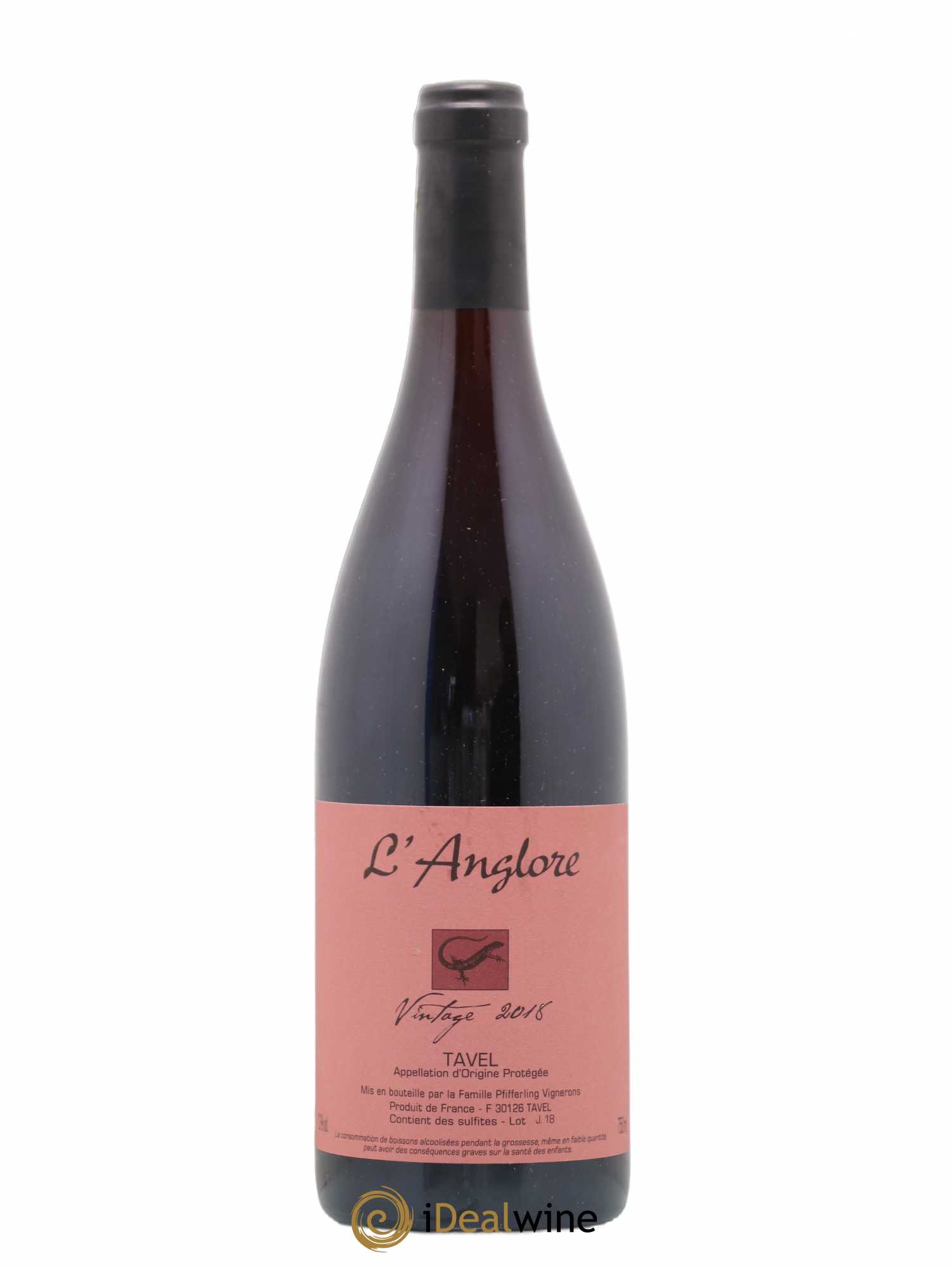 Tavel Vintage L'Anglore 2018 - Lot de 1 bouteille - 0