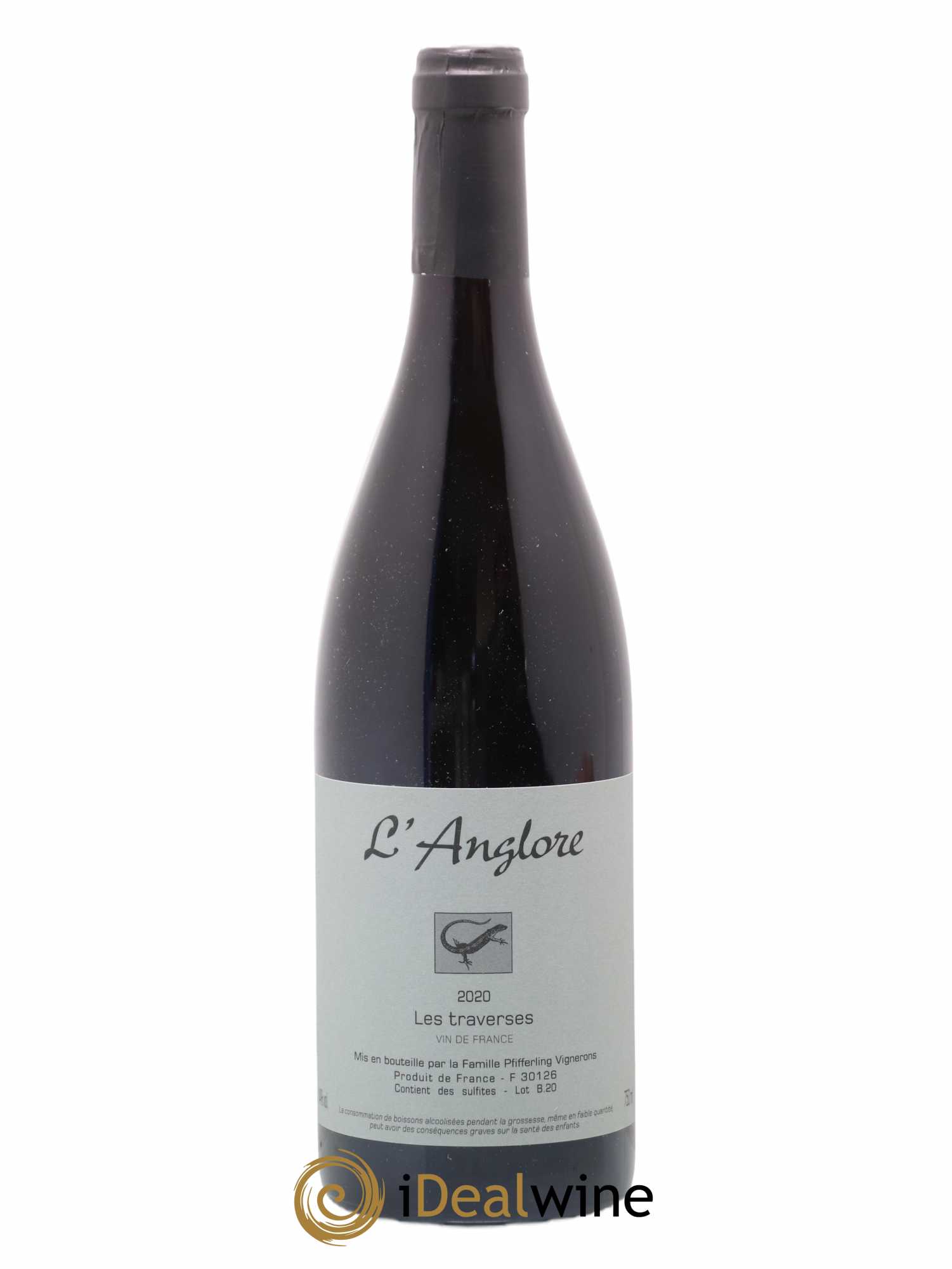 Vin de France Les Traverses L'Anglore 2020 - Lot de 1 bouteille - 0