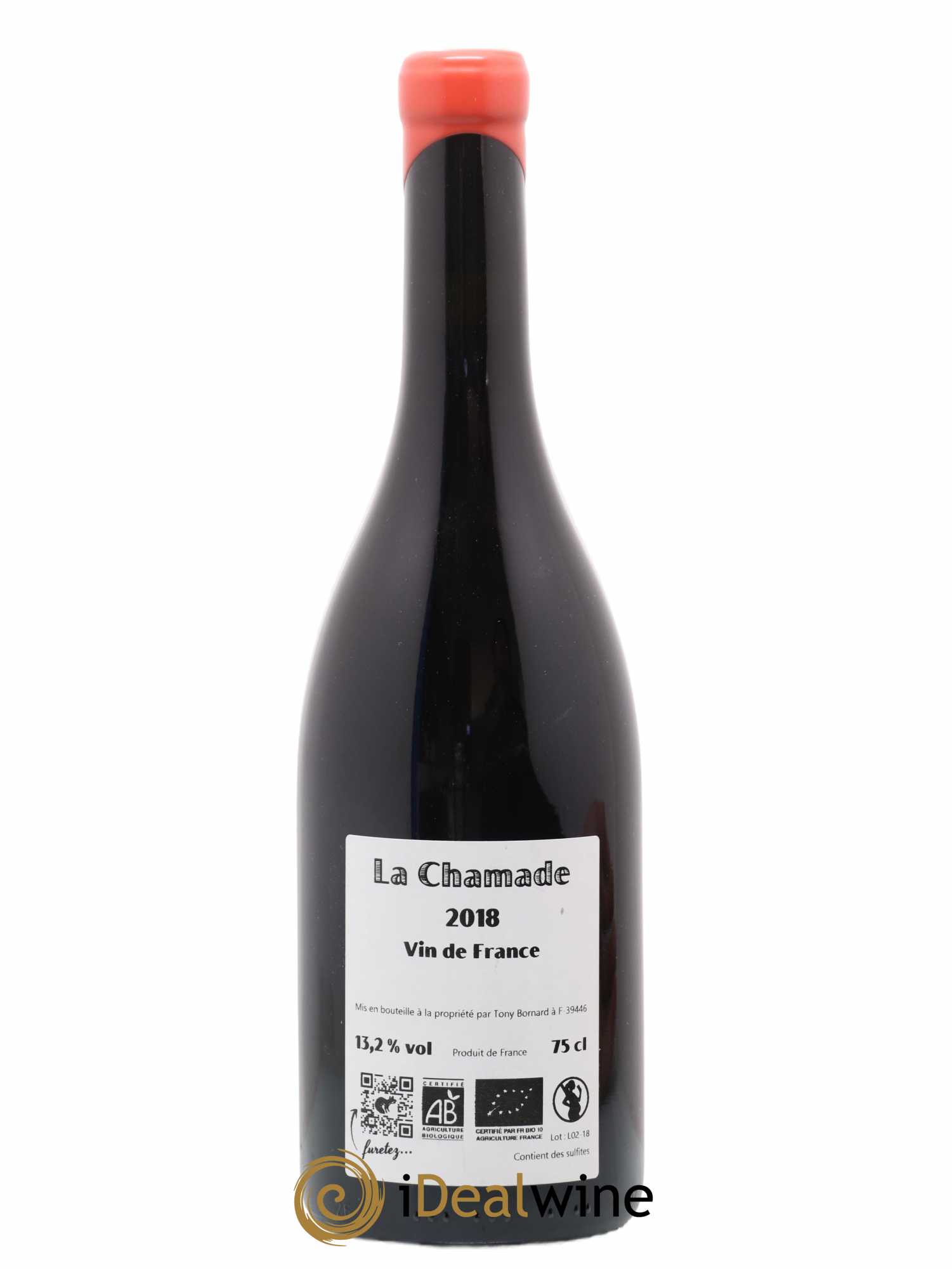 Arbois-Pupillin Ploussard La Chamade Bornard 2018 - Lot de 1 bouteille - 1