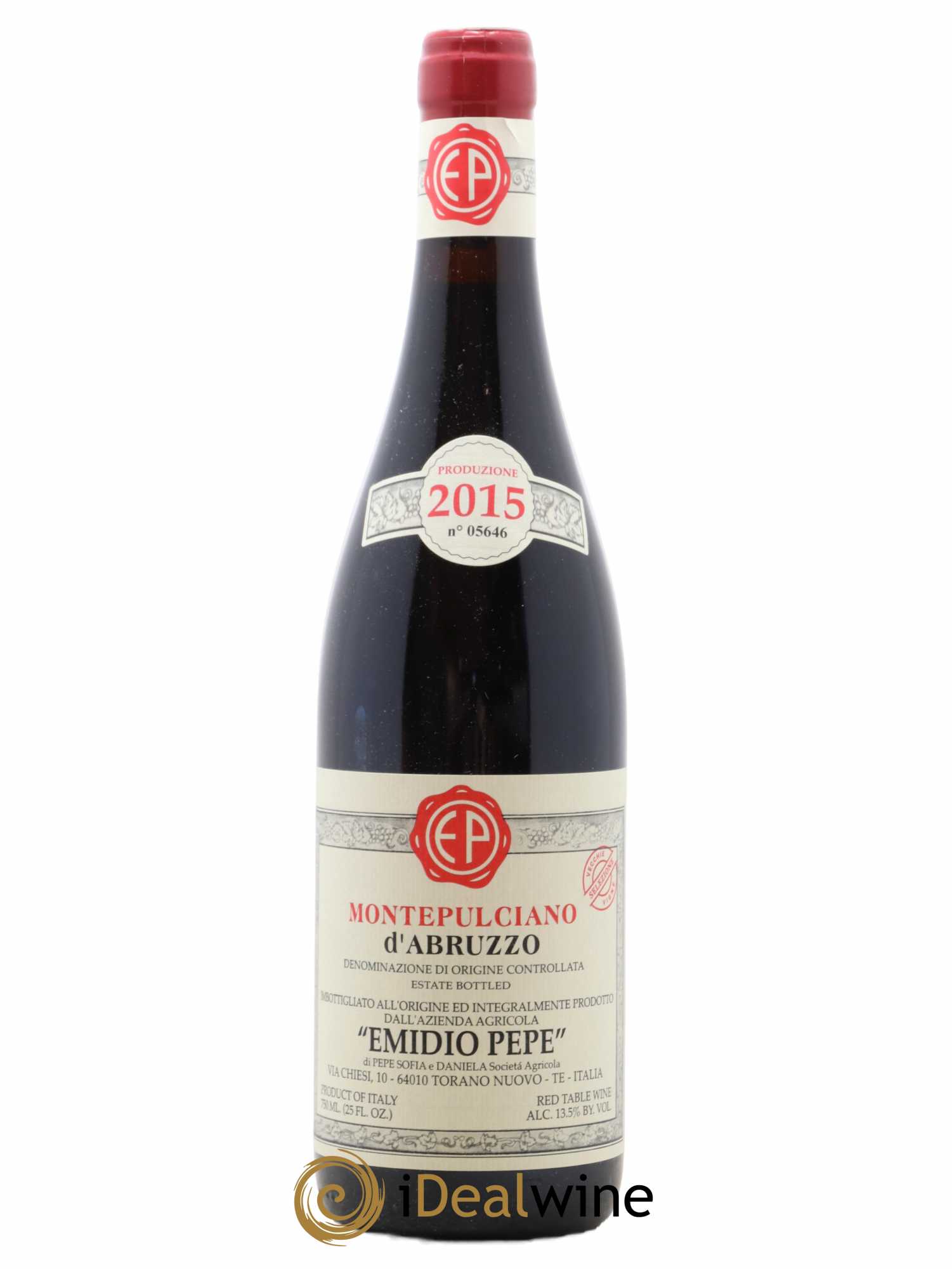 Montepulciano d'Abruzzo DOC Emidio Pepe 2015 - Lot de 1 bouteille - 0