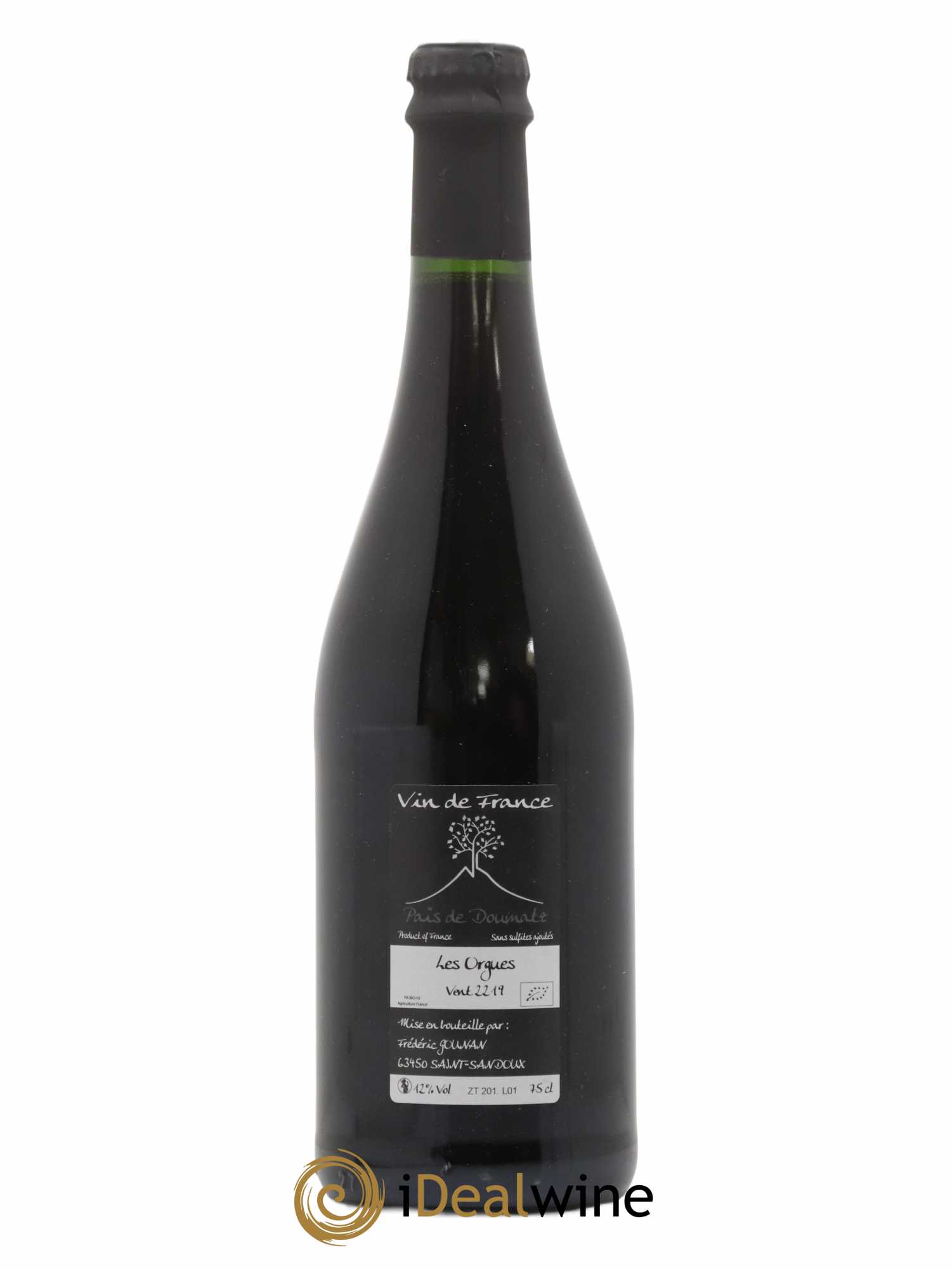 Vin de France Les Orgues Vignoble de l'Arbre Blanc 2019 - Lot de 1 bouteille - 1