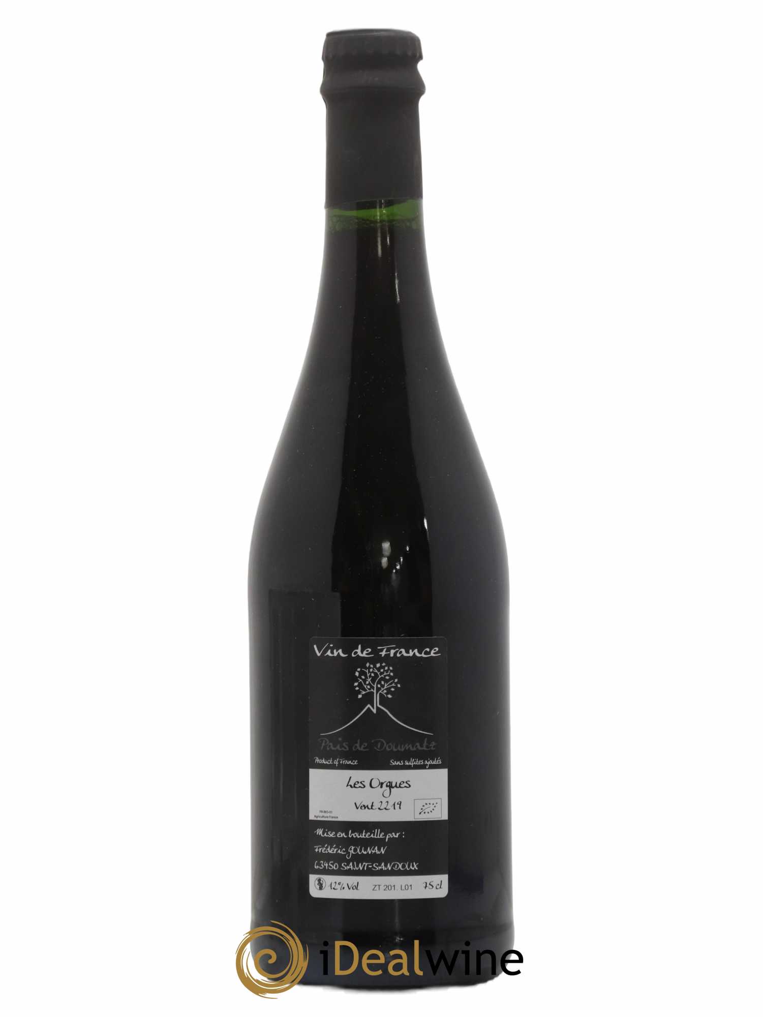 Vin de France Les Orgues Vignoble de l'Arbre Blanc 2019 - Lot de 1 bouteille - 1