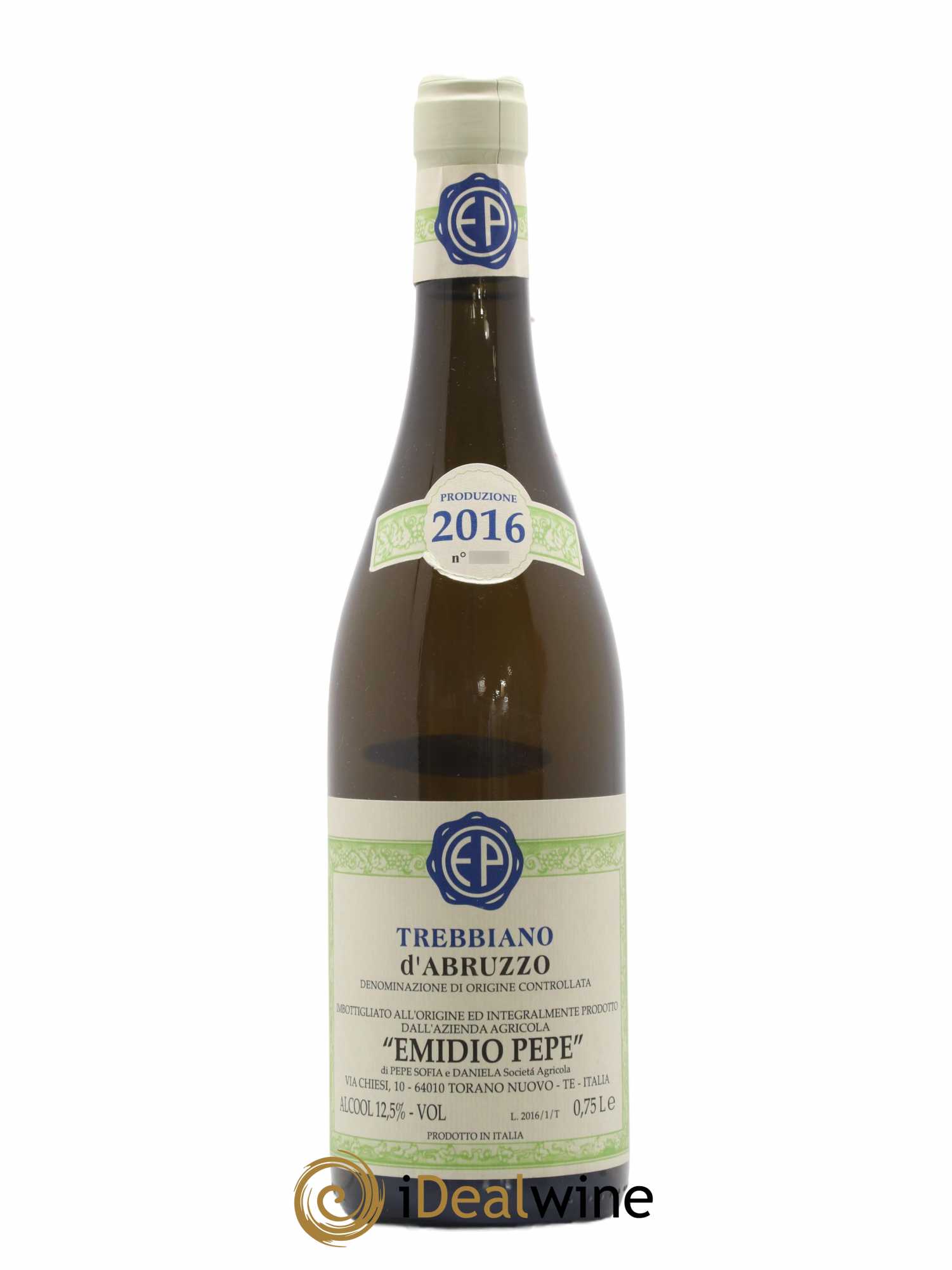 Trebbiano d'Abruzzo Emidio Pepe 2016 - Lot de 1 bouteille - 0