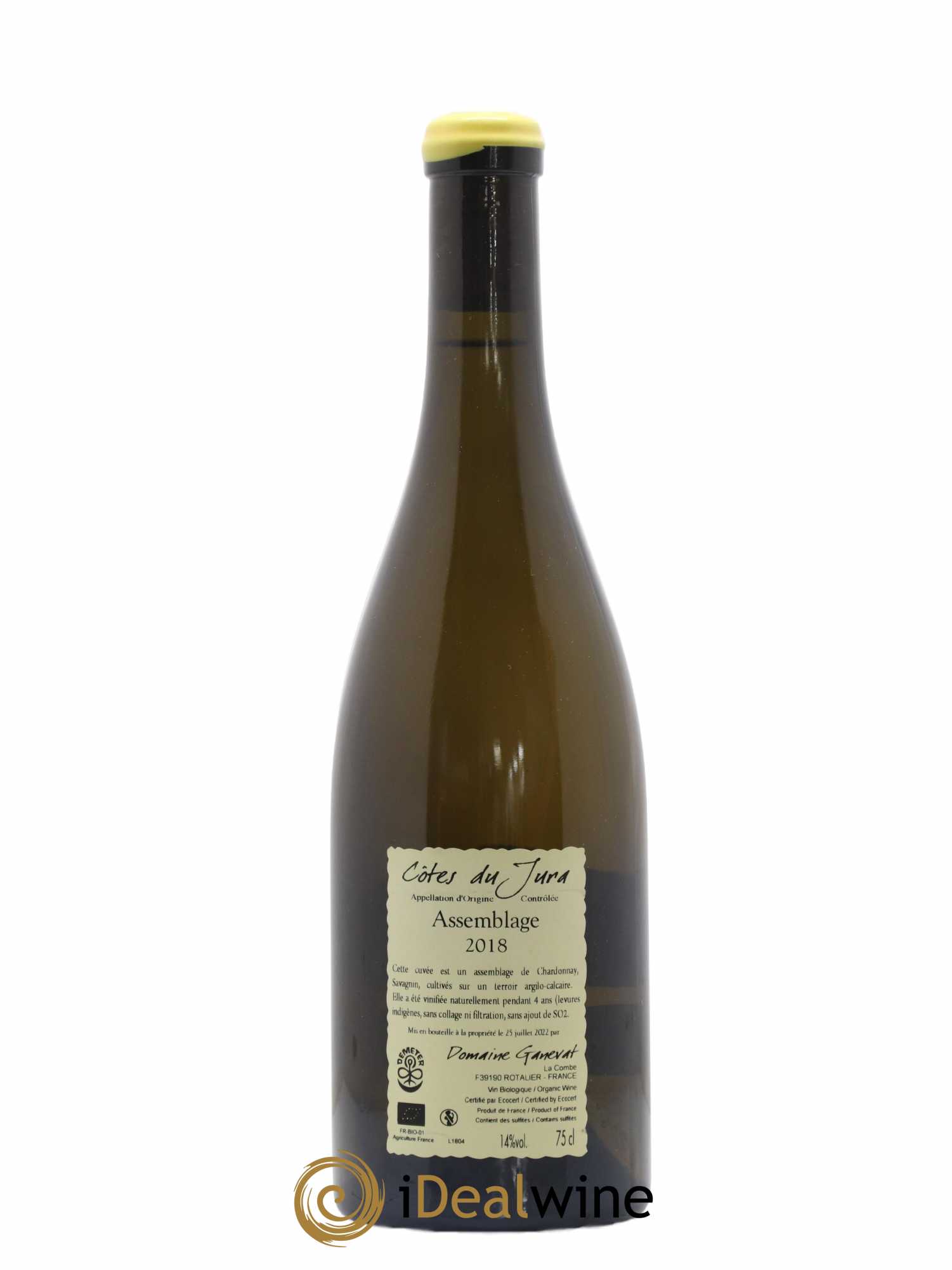 Côtes du Jura Cuvée Orégane Jean-François Ganevat (Domaine) 2018 - Lot de 1 bouteille - 1