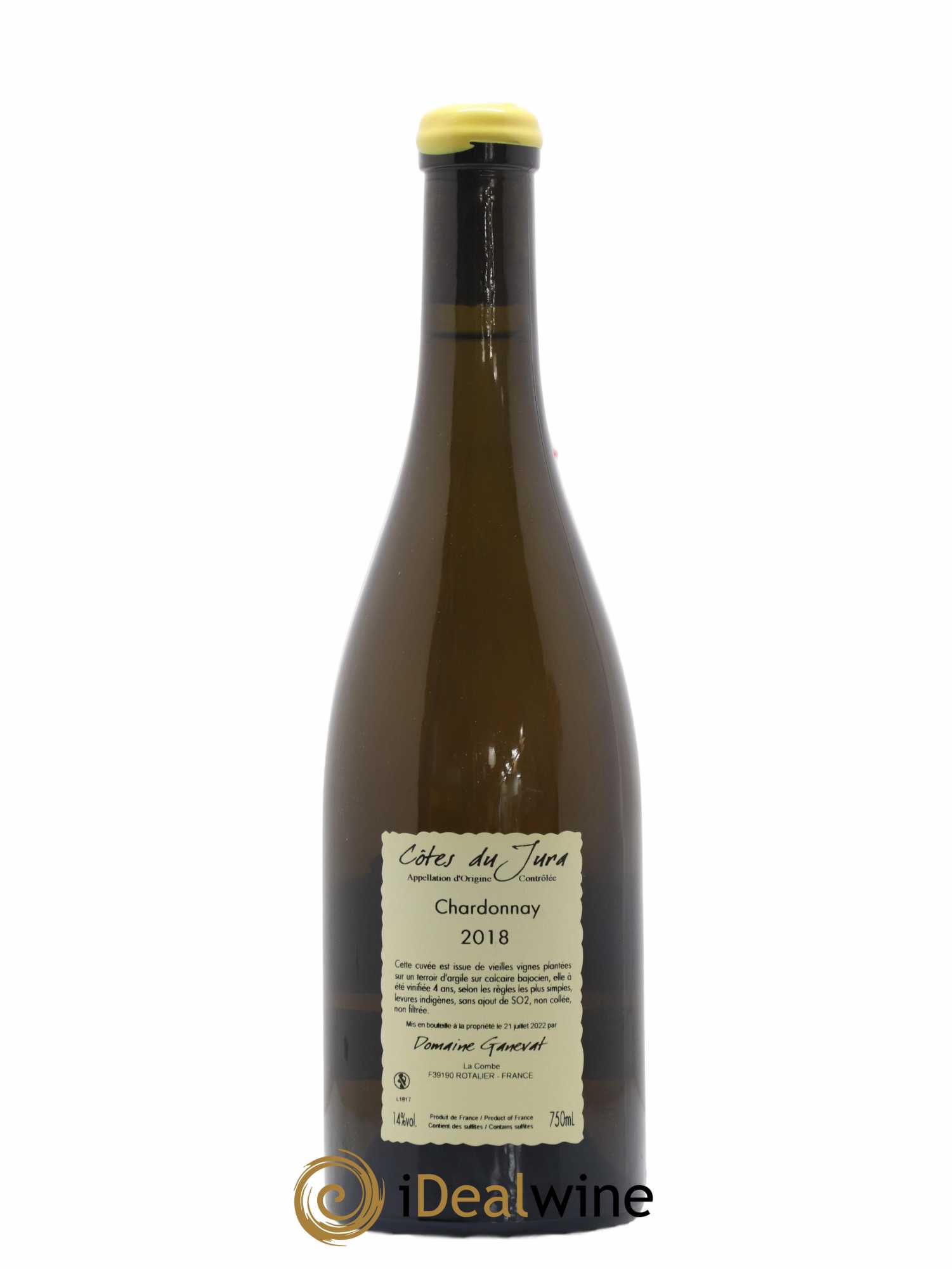 Côtes du Jura Rouchamps Chardonnay Jean-François Ganevat (Domaine) 2018 - Lot de 1 bouteille - 1