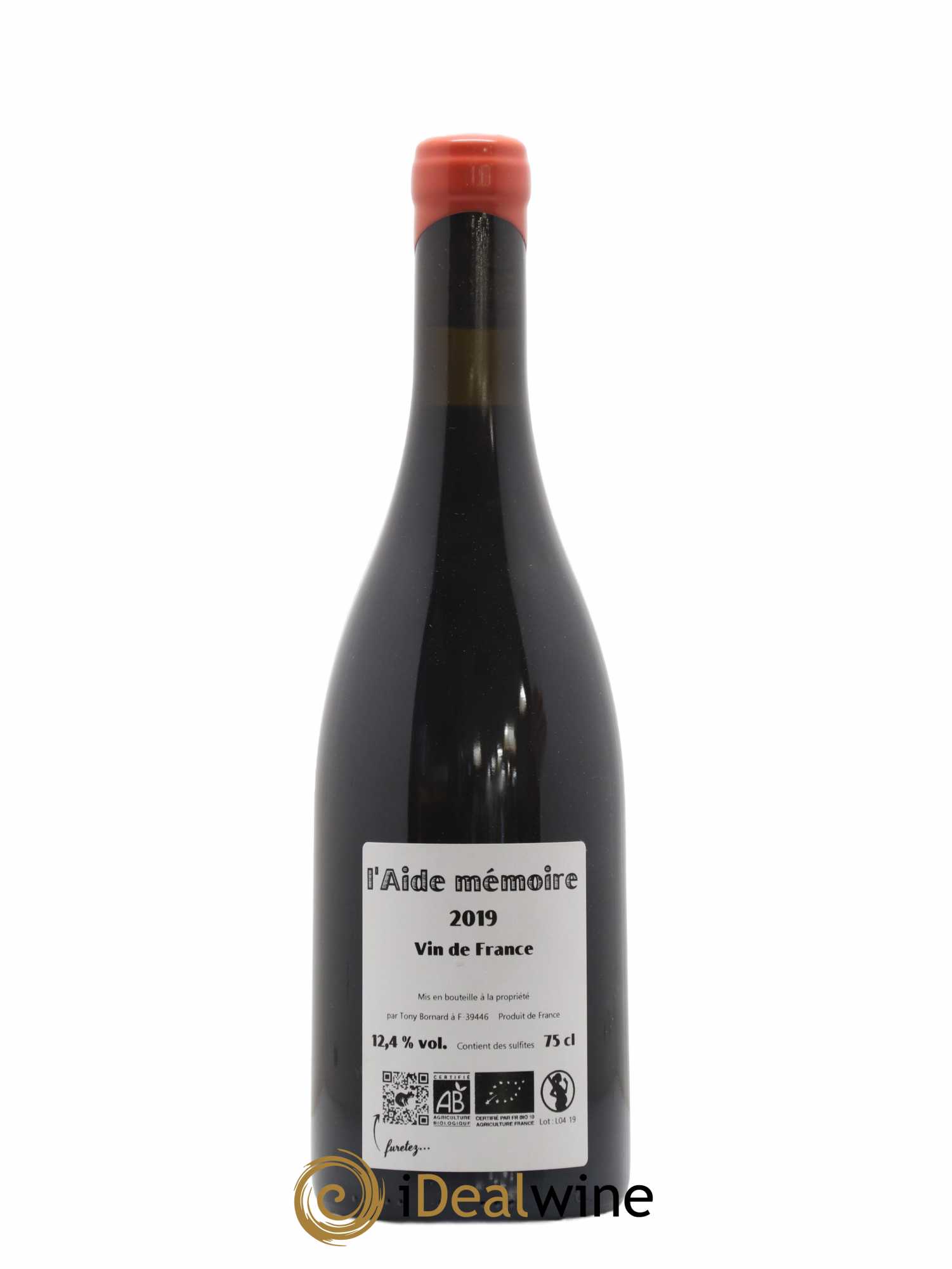 Vin de France L'Aide Mémoire Bornard 2019 - Lot de 1 bouteille - 1